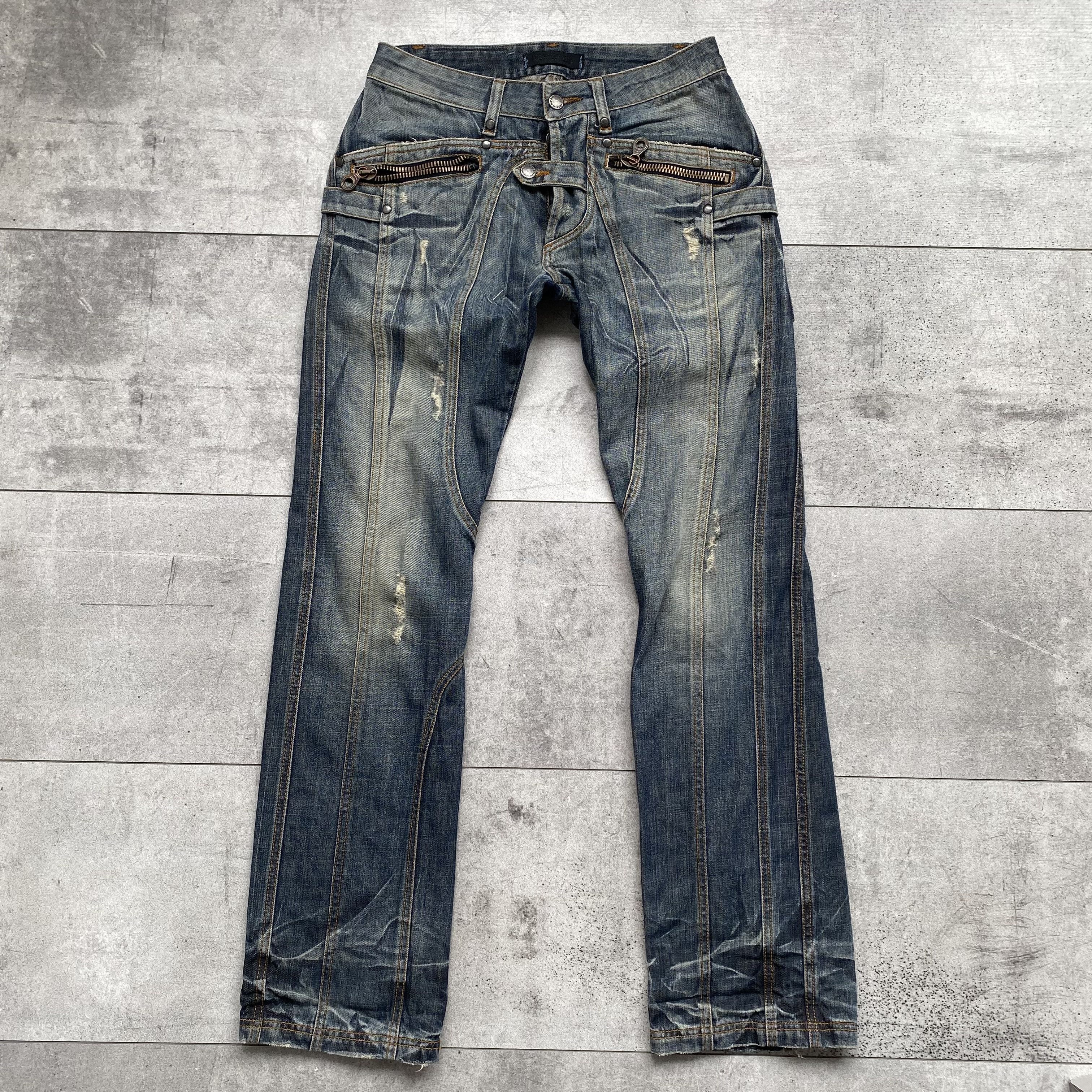 Absolut Joy Vintage Y2K Absolut JOY Damage Jeans Size US 29 - 5 Thumbnail