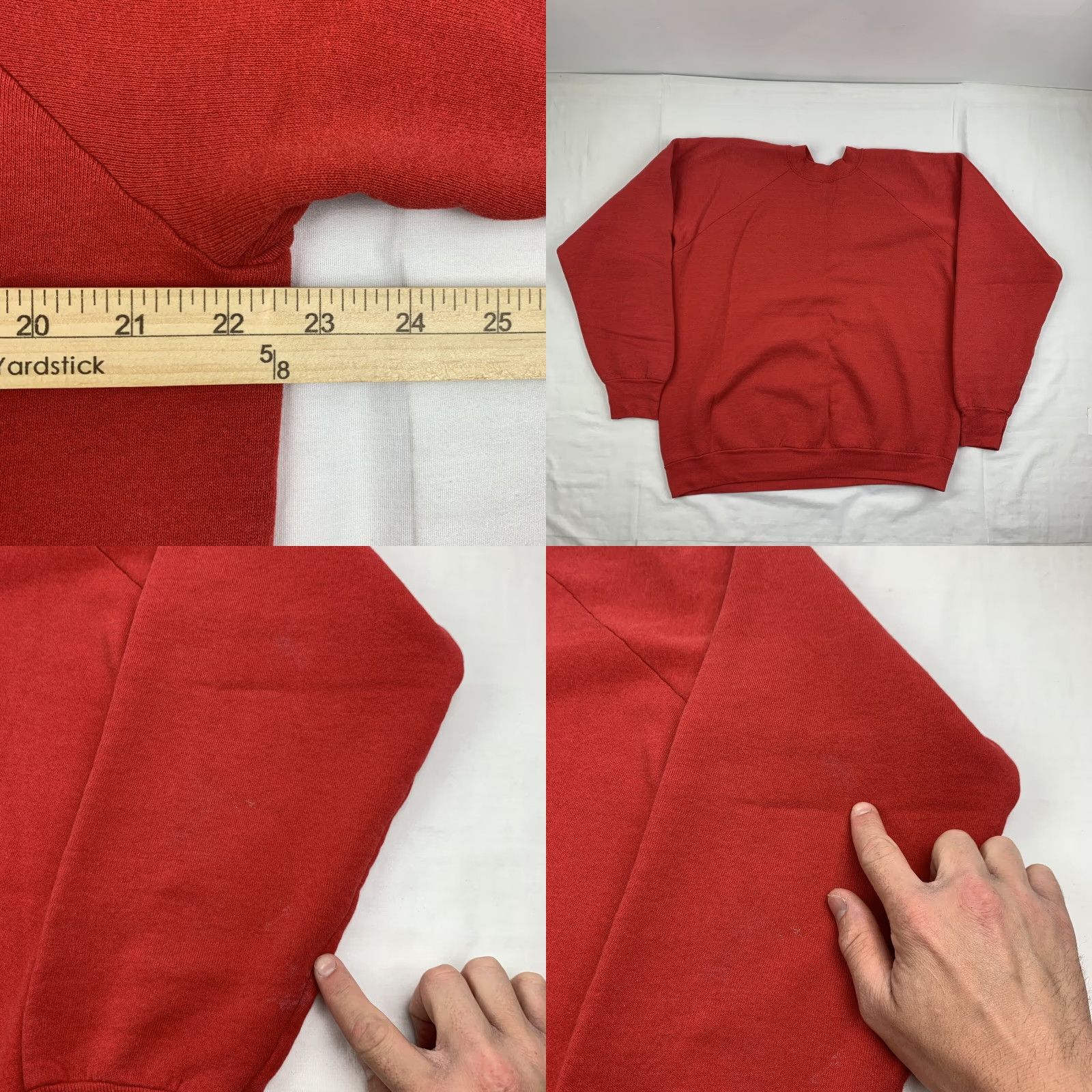 Fruit Of The Loom VINTAGE Fruit of the Loom Nexus Hair Care Sweatshirt XL Red Embroidered Crewneck Activewear 90s Womens Size XL / US 12-14 / IT 48-50 - 8 Thumbnail