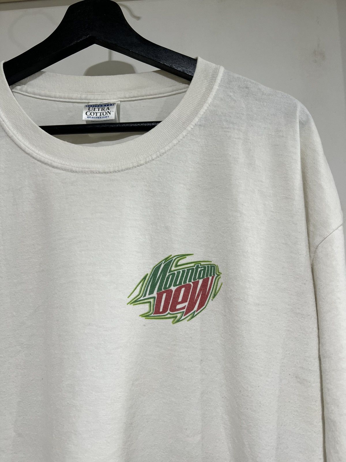 Vintage Vintage Mountain Dew Logo Tees Size US XL / EU 56 / 4 - 3 Thumbnail