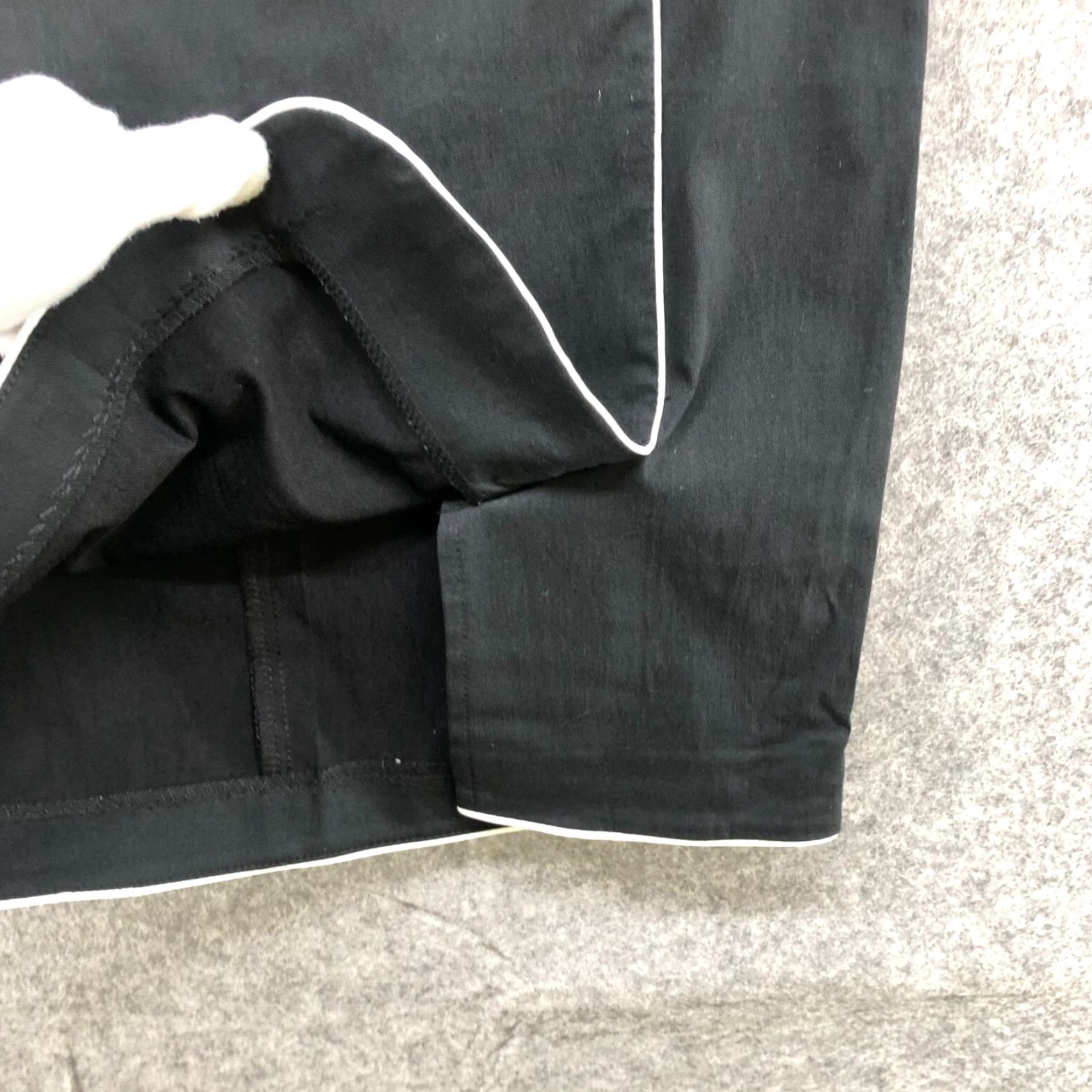 Vintage Margaret M Womens Black Pull On Stretch Pencil Skirt Size XS Workwear Comfort Size 26" / US 2 / IT 38 - 5 Thumbnail