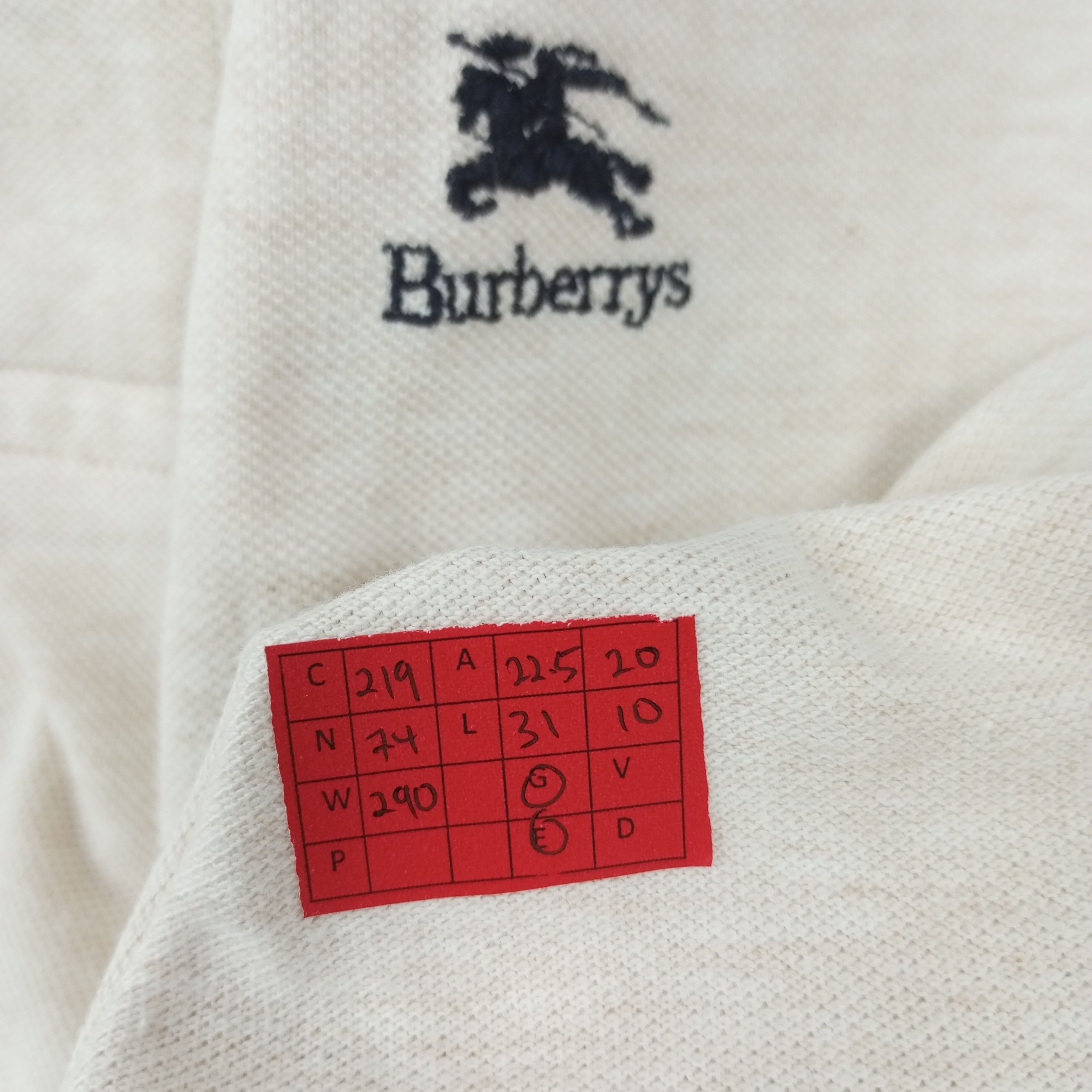 Burberry × Vintage Burberrys Fashion Brand Nova Check Collar Polos c219n74 Size US L / EU 52-54 / 3 - 7 Thumbnail