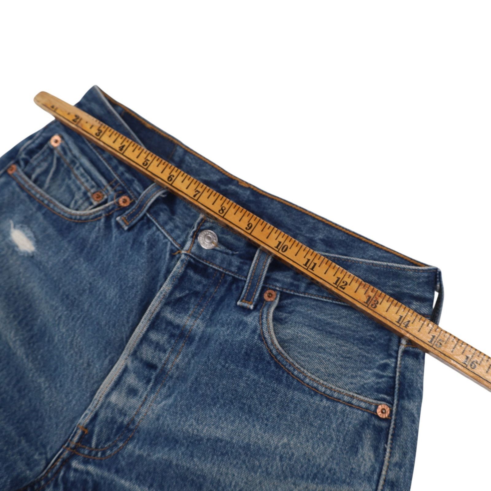 Levi's × Vintage Vintage Levis 501xx Lightly Distressed USA Made Denim Jeans Size US 30 / EU 46 - 6 Thumbnail