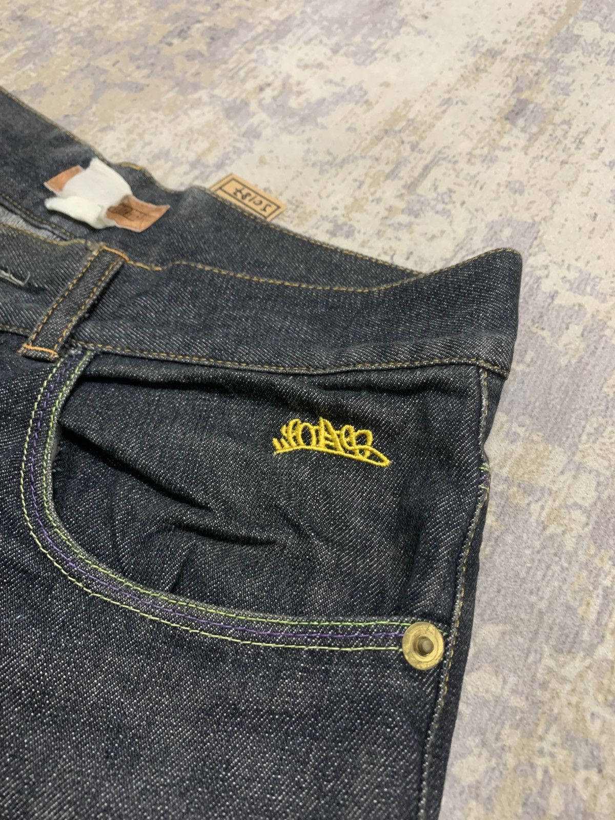 Japanese Brand Japanese Brand Octopus Army Black Loose Fit Jeans Size US 32 / EU 48 - 6 Thumbnail