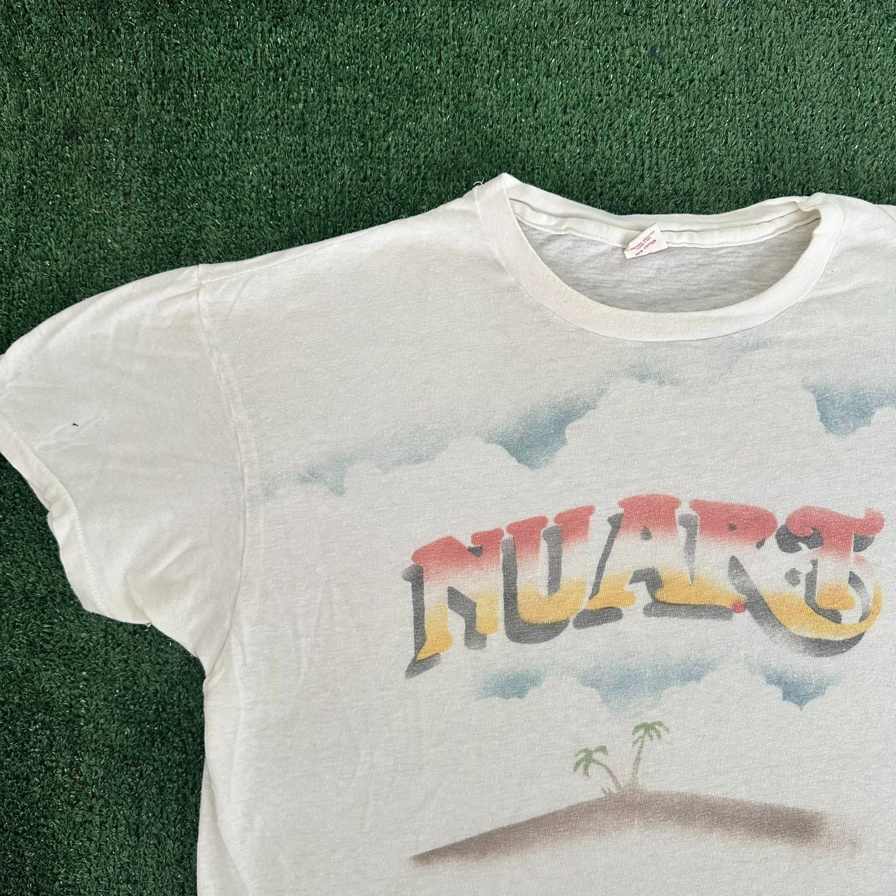 Hanes Vintage 70s Tropical Beach T-Shirt Single Stitch Surfer Tee Size US L / EU 52-54 / 3 - 3 Thumbnail