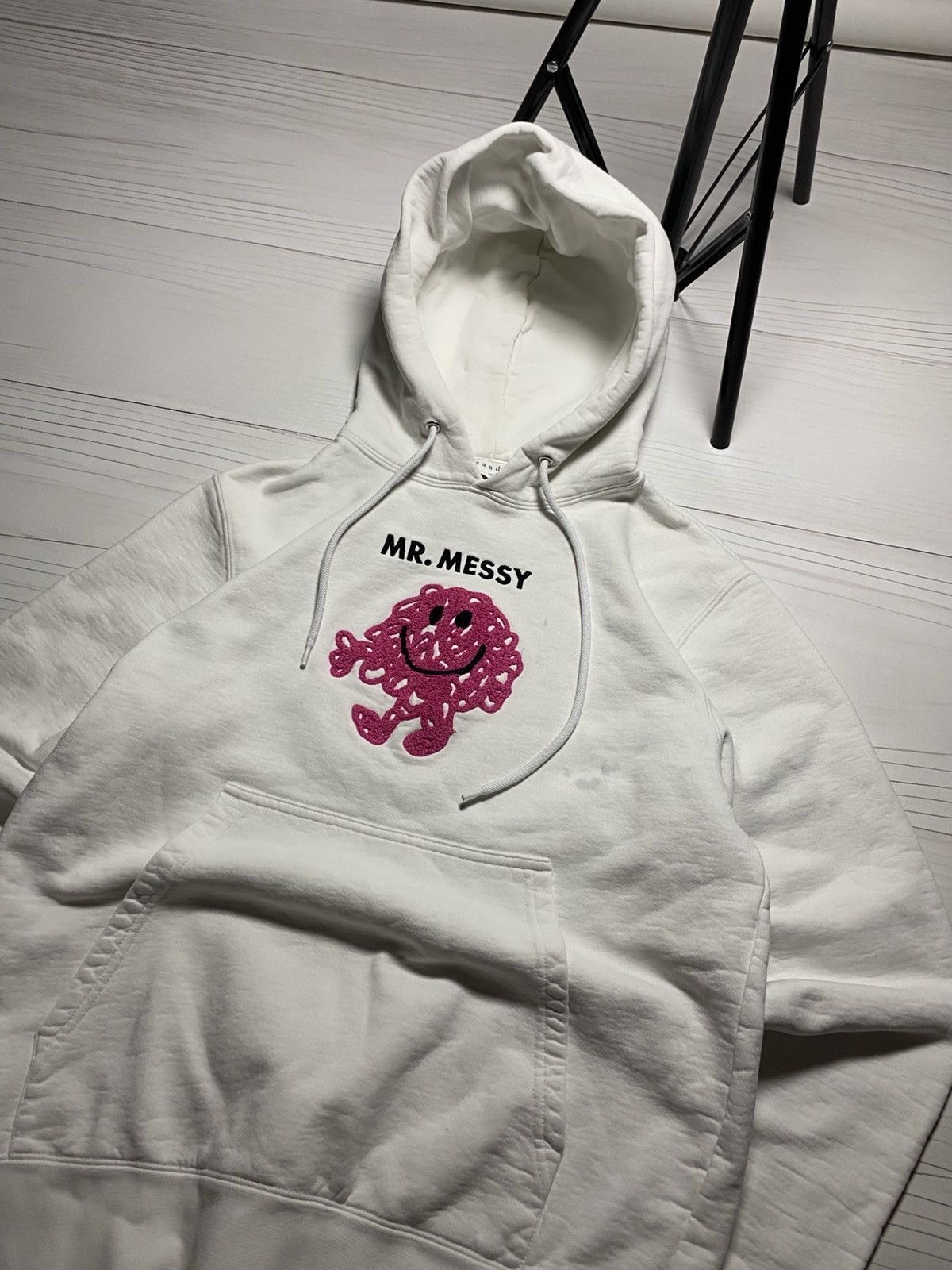 Sandro Sandro x Mr. Messy Big logo y2k hoodie Size S / US 4 / IT 40 - 24 Thumbnail