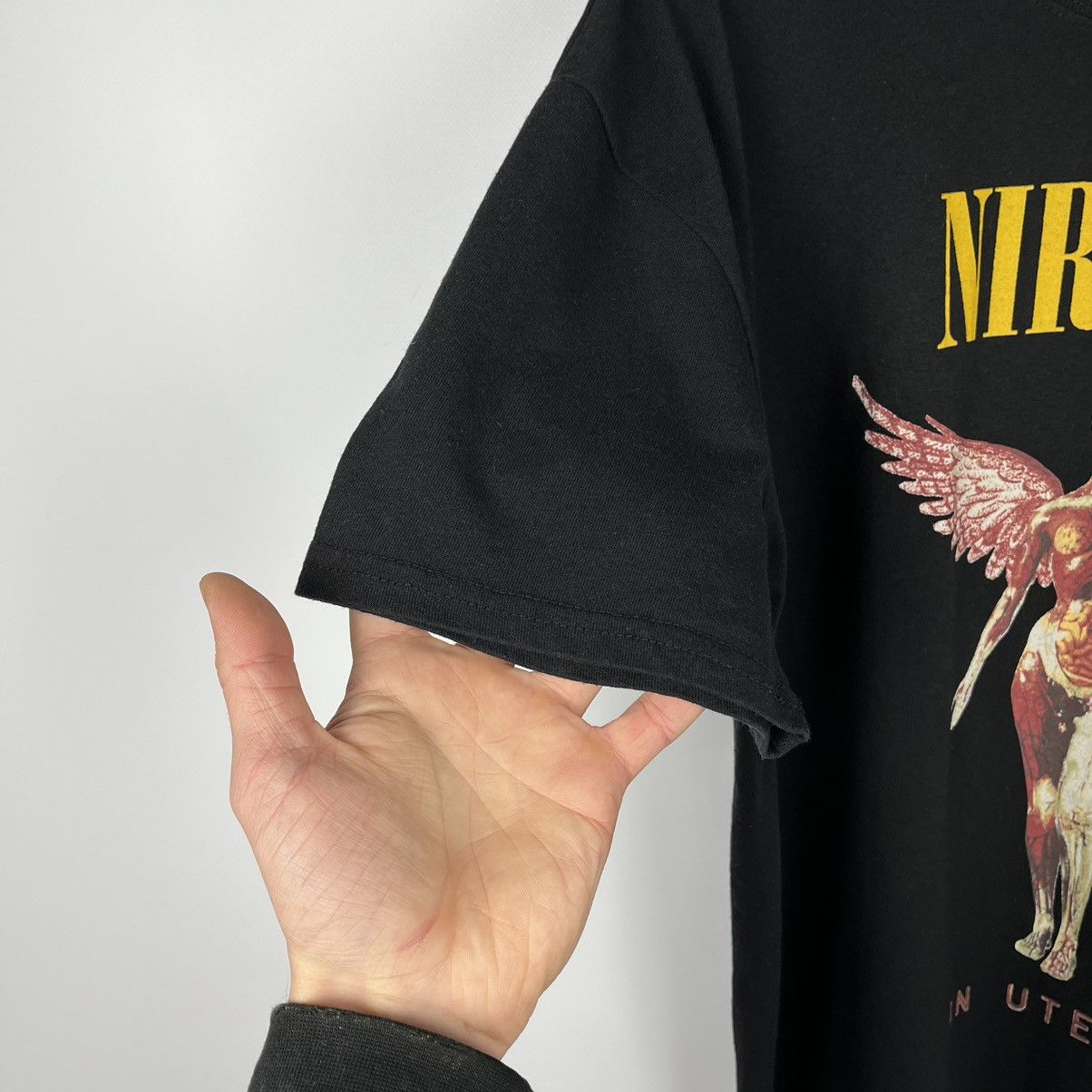 Band Tees Vintage Nirvana In Utero Album rare rock band tee 90’s Size US M / EU 48-50 / 2 - 6 Thumbnail
