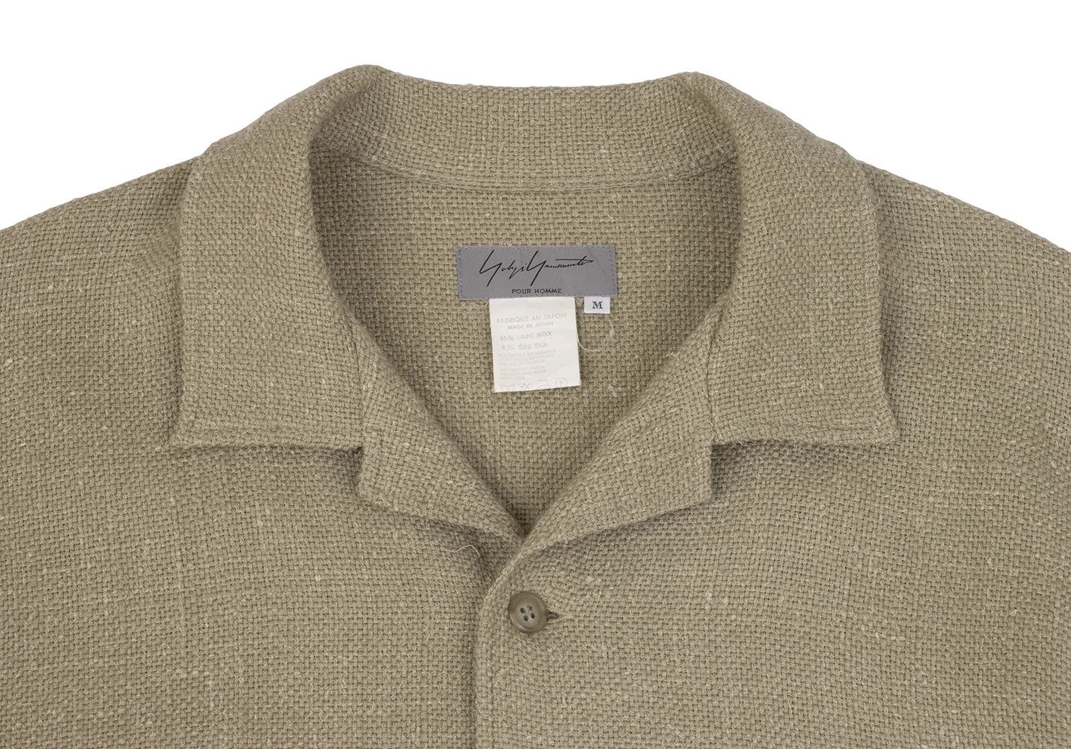 Yohji Yamamoto Yohji Yamamoto Wool T Flap Pocket Shirt Size US M / EU 48-50 / 2 - 3 Thumbnail