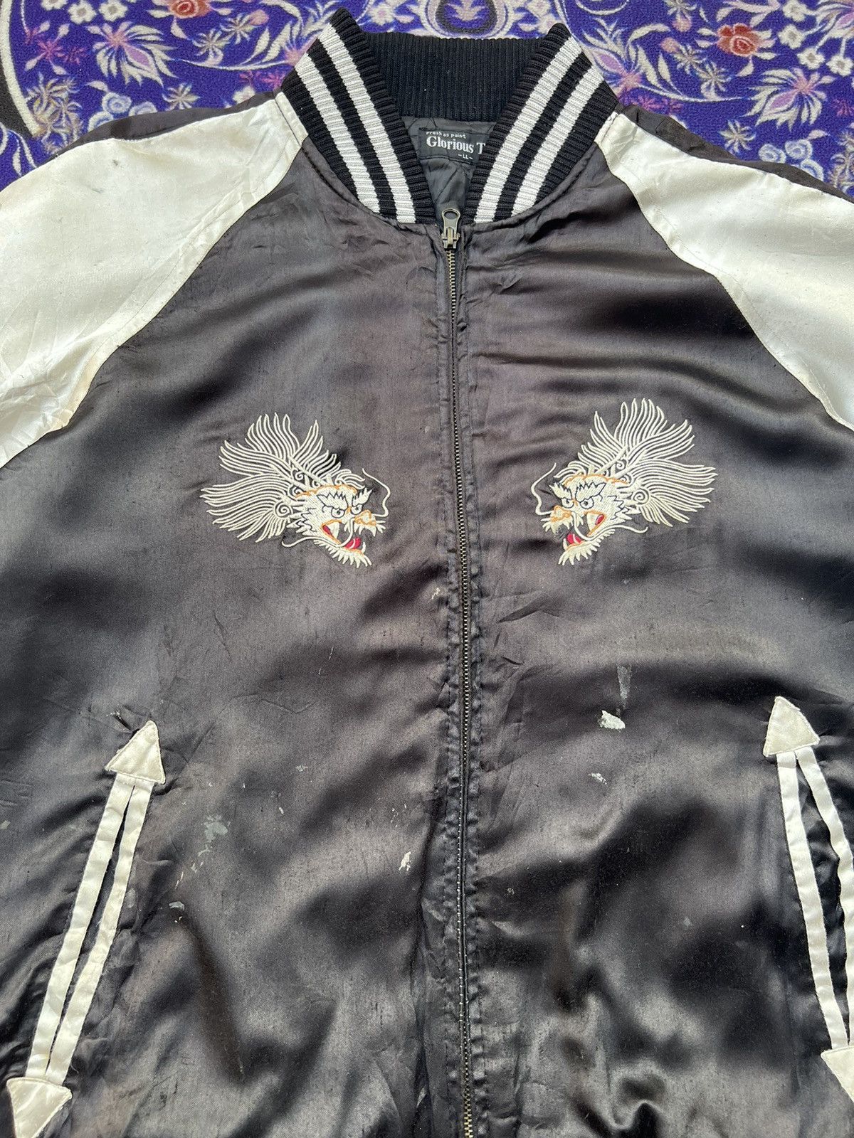 Japanese Brand (XL) Dragon Hoshihime Sukajan Souvenir Jacket Size US XXL / EU 58 / 5 - 7 Thumbnail