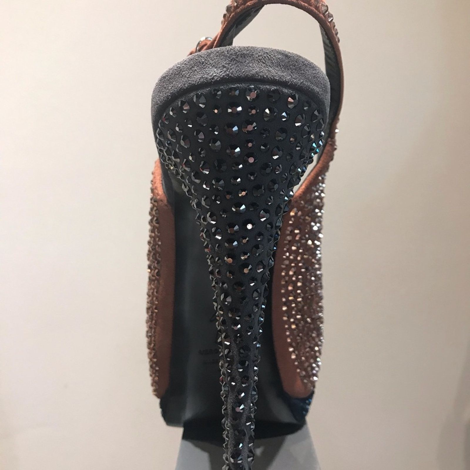 Giuseppe Zanotti Hi heel platform with Swarovski crystal Size US 10 / IT 40 - 4 Thumbnail