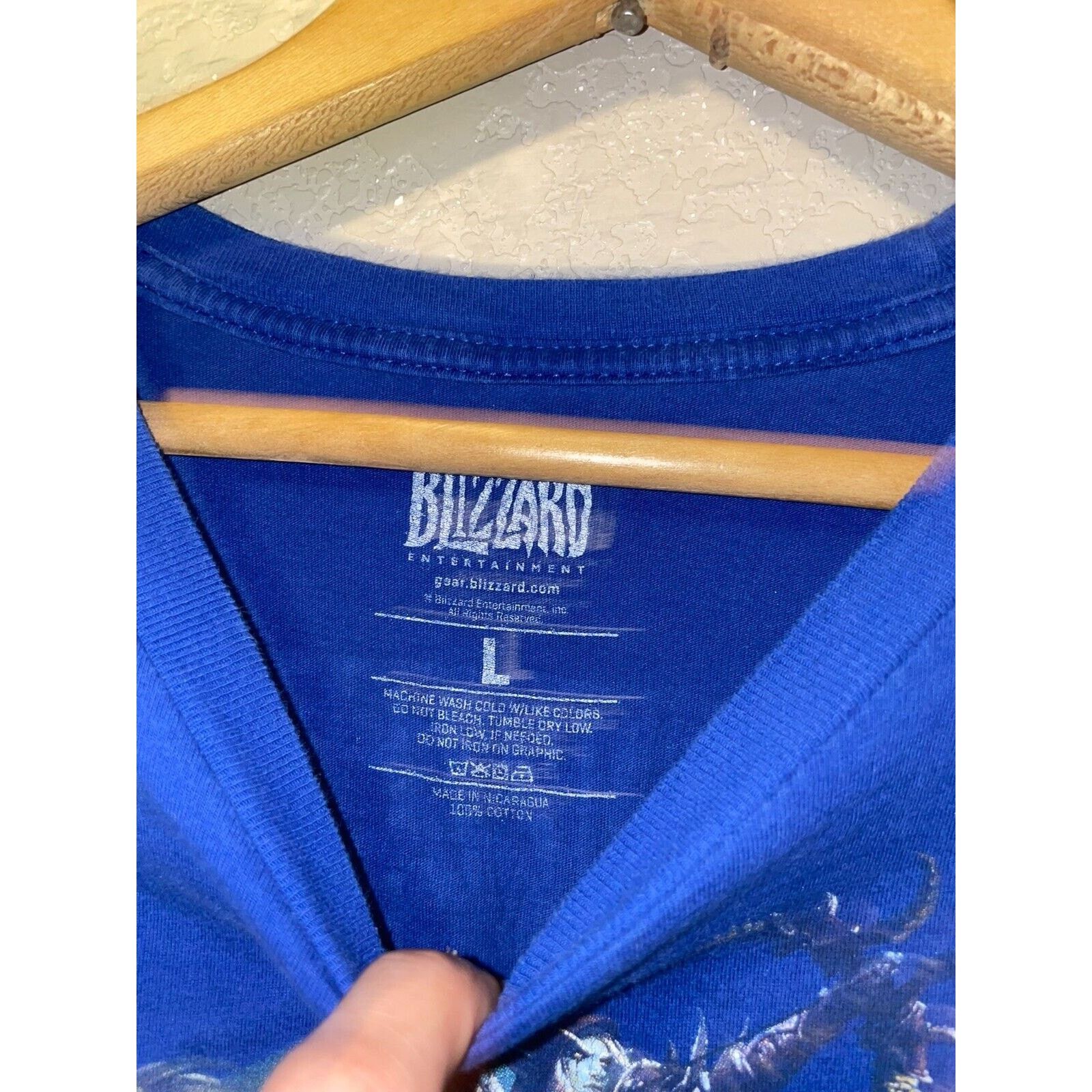 Vintage Blizzcon Shirt 2016 Blizz Con Blizzard Video Game Blue Tee L Size US L / EU 52-54 / 3 - 7 Thumbnail