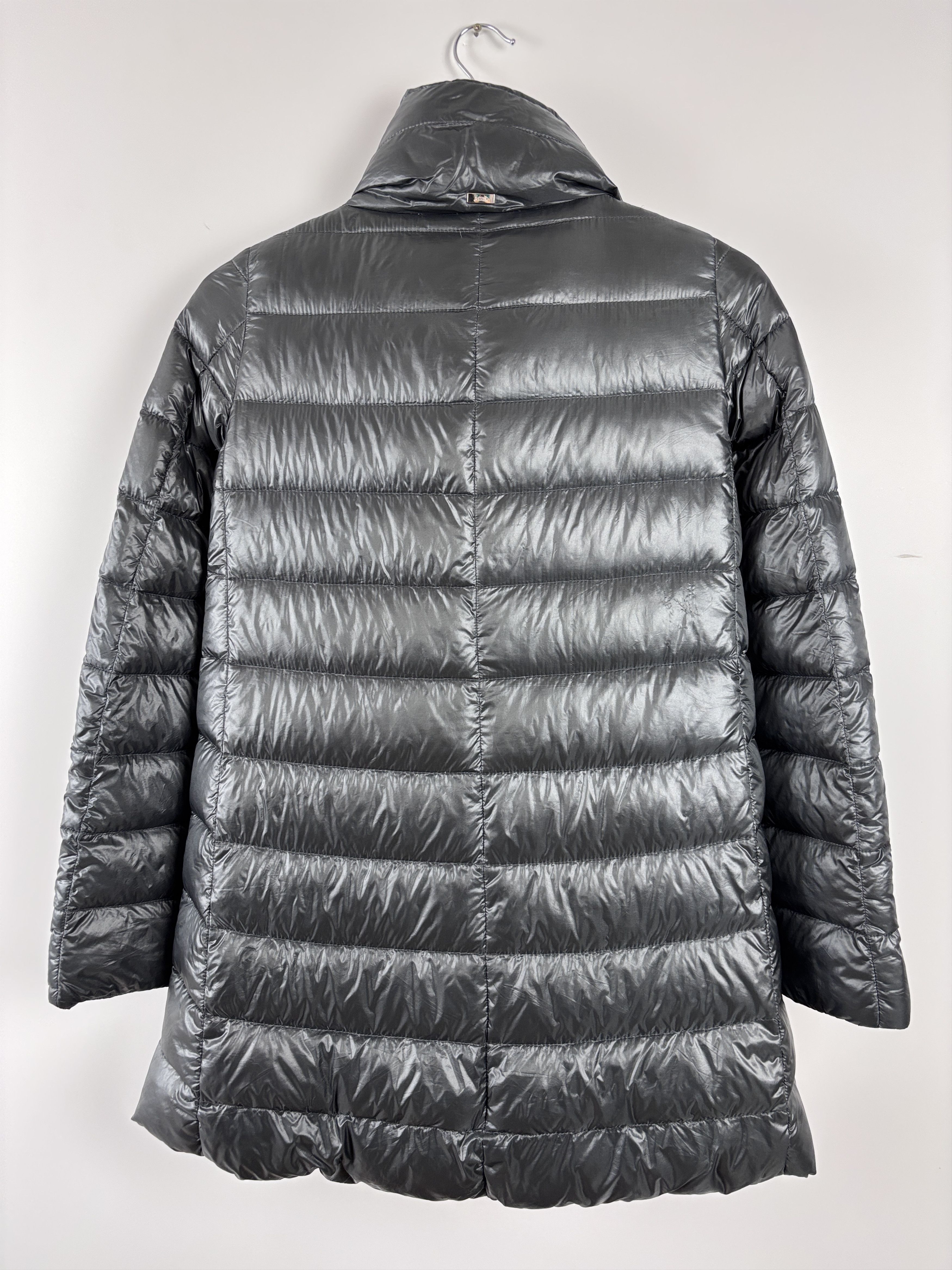 Herno Womens HERNO Lightweight Down Puffer Jacket Gray Size 38 Size XS / US 0-2 / IT 36-38 - 6 Thumbnail
