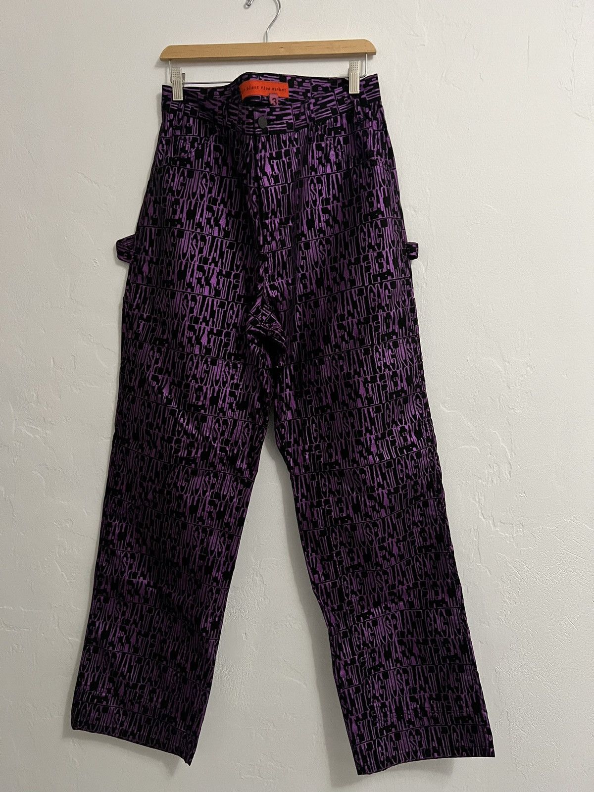 Image of Cactus Plant Flea Market Cpfm Reflective Pant in Purple, Men's (Size 34)