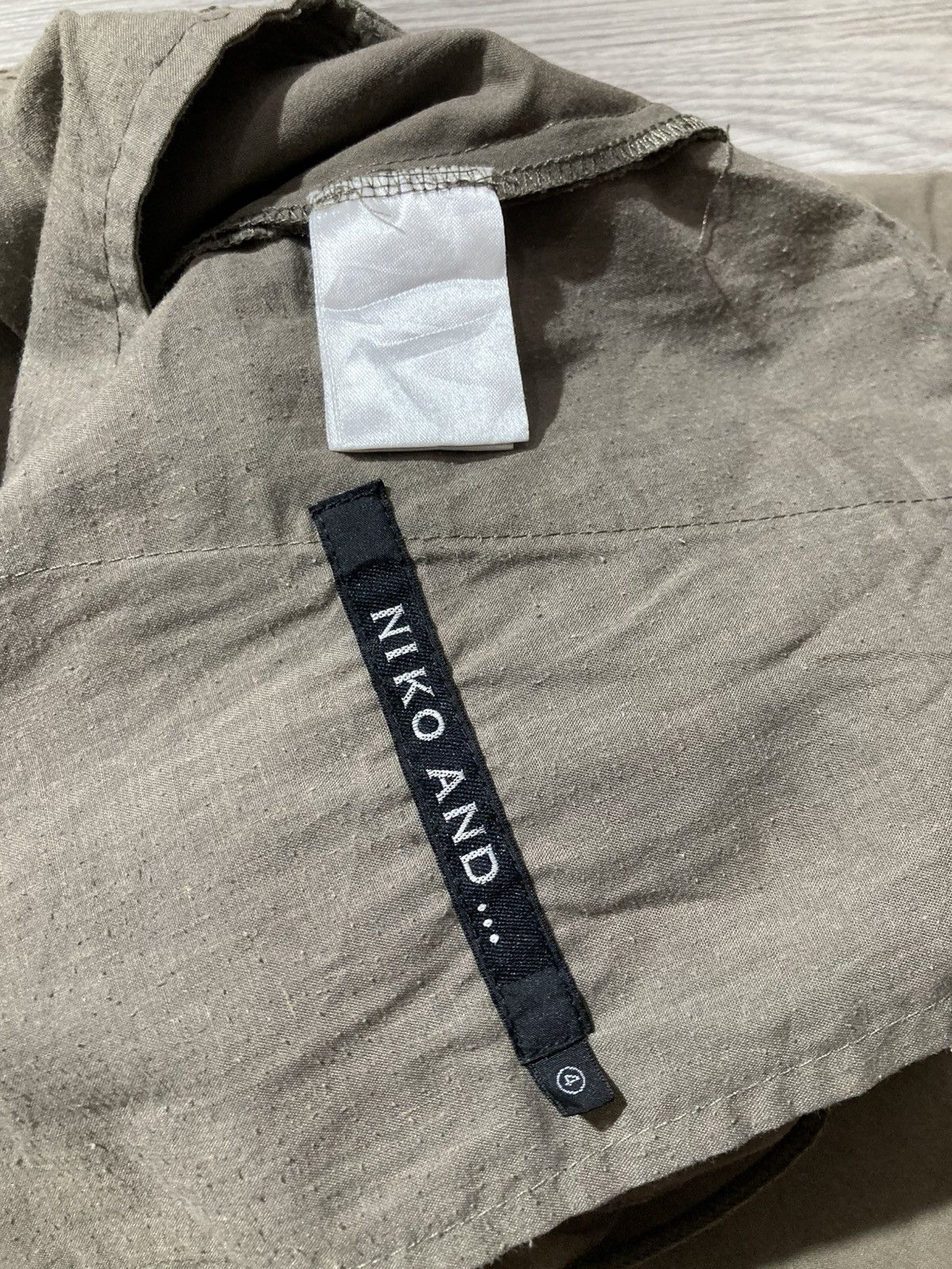Japanese Brand 2000s Niko And Japanese Loose Ballon Pants Designer Beige Size US 31 - 13 Thumbnail