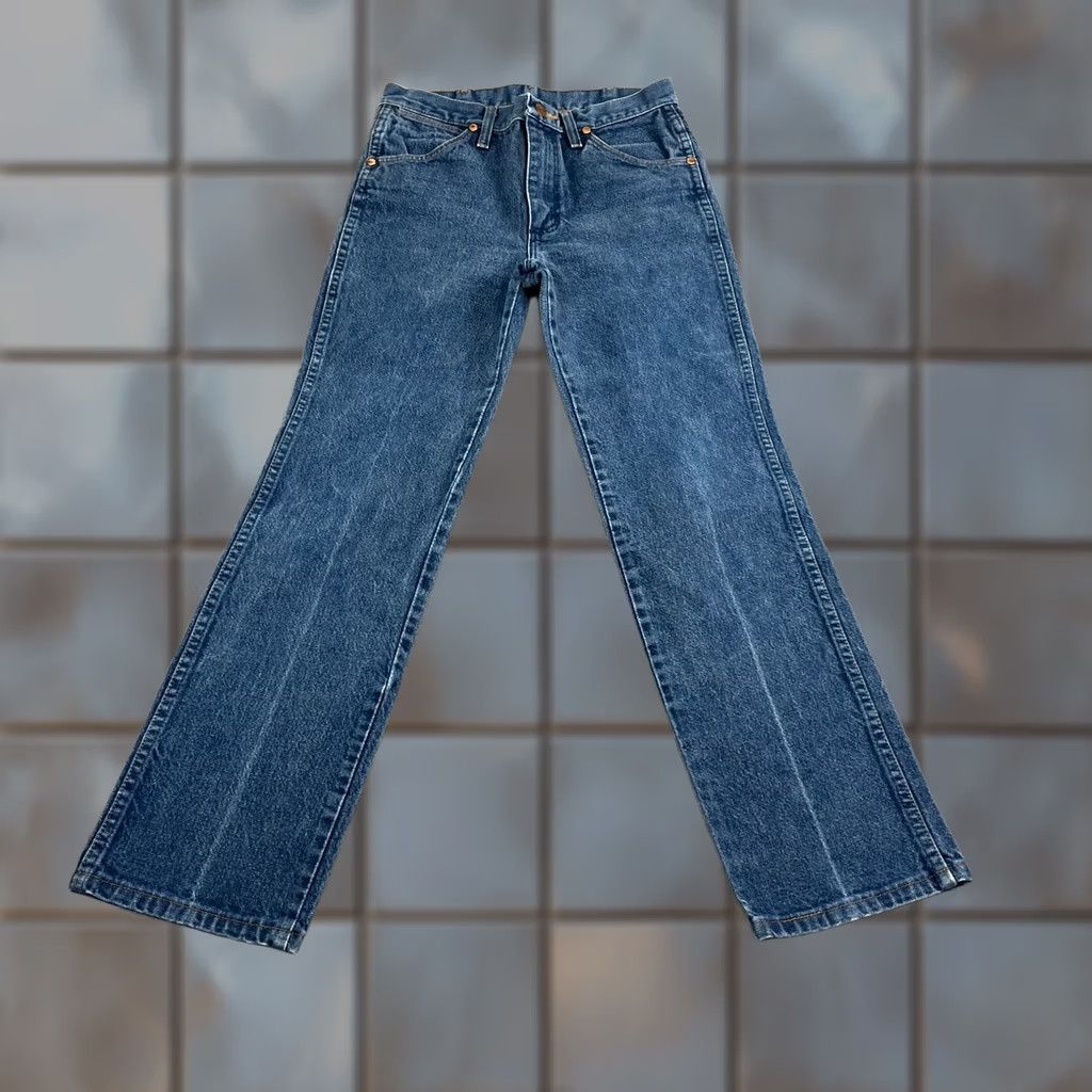 Wrangler VINTAGE Wrangler Womens Jeans Straight 29 30 UK10 High Waist Blue 936DEN Cowgirl Jeans Wrangler 936 Womens Blue 29 30 UK10 Medieval-style? Size 32" / US 10 / IT 46 - 1 Thumbnail
