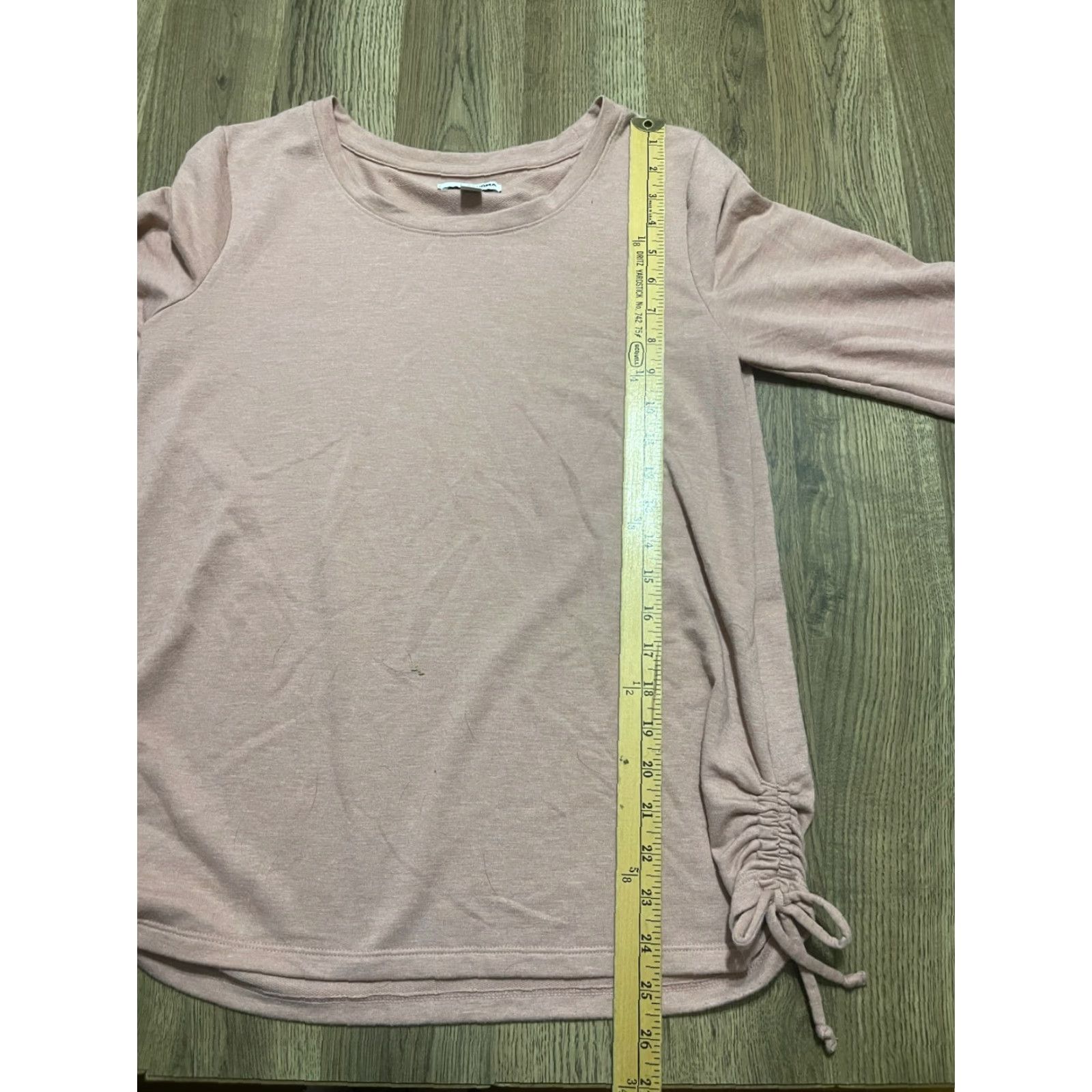 Vintage Sonoma Shirt Women's Size Small Pink Lace Up Adjustable Side T-Shirt Short Sleeve Round Neck Casual Regular Size S / US 4 / IT 40 - 6 Thumbnail