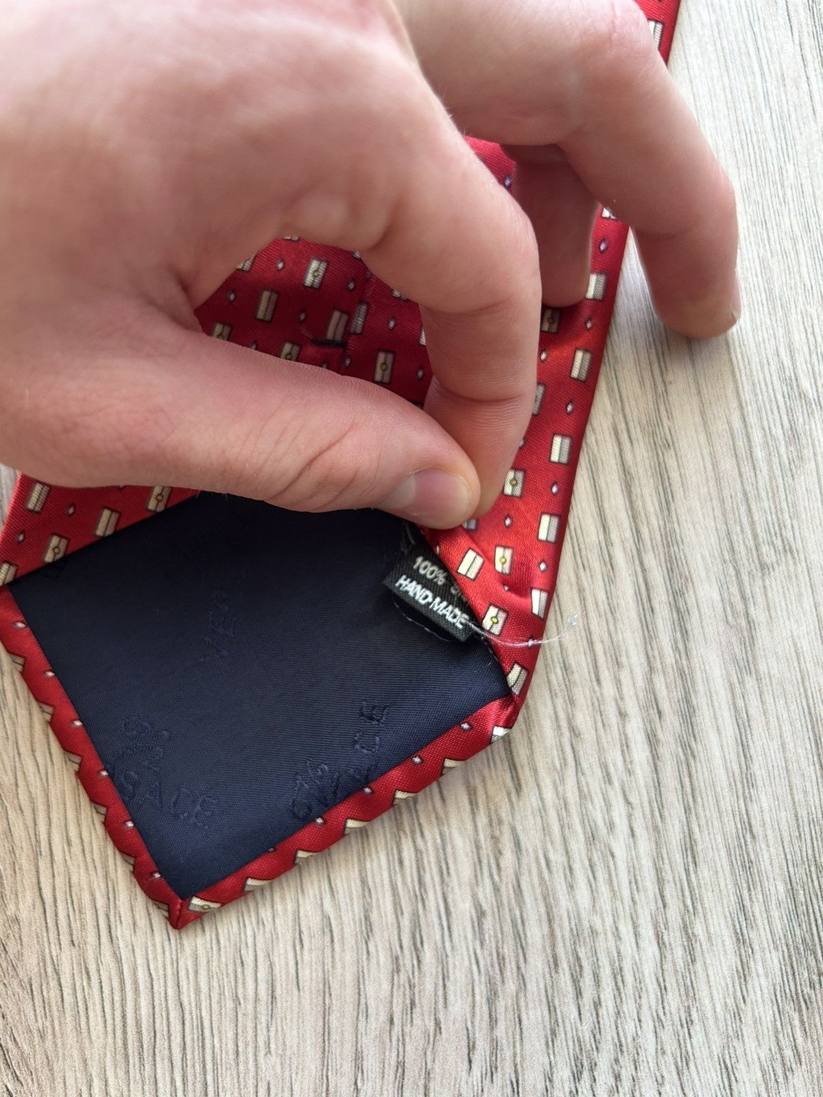 Versace × Vintage Vintage Versace Silk Italy Luxury Tie dior ysl og Size ONE SIZE - 6 Thumbnail