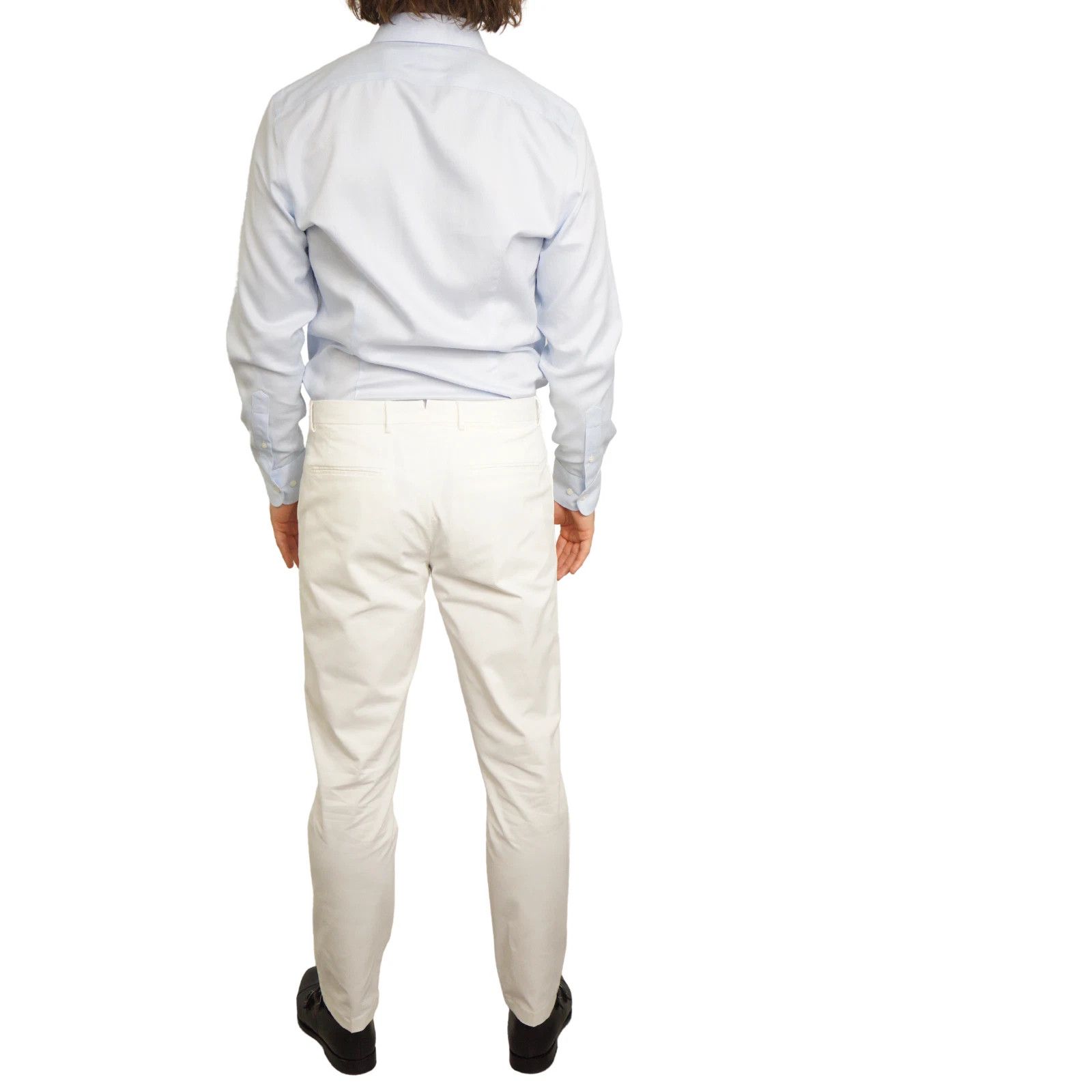Suitsupply Men Suitsupply Porto Novo Trousers Off White US54 W37 L35.5 Size 54R - 3 Thumbnail