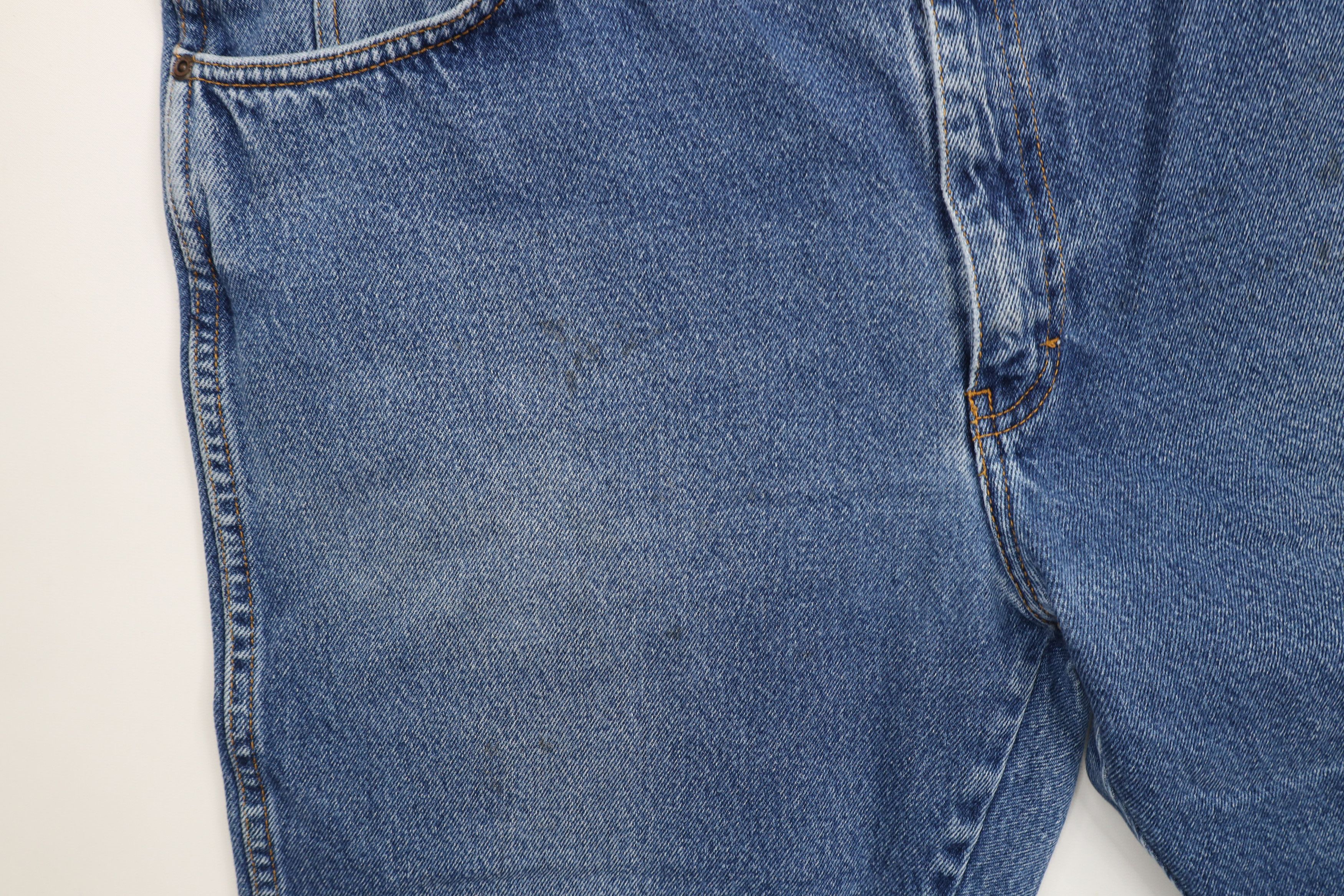 Dickies × Vintage Vintage Dickies Spell Out Straight Leg Denim Jeans Blue Size US 36 / EU 52 - 6 Thumbnail