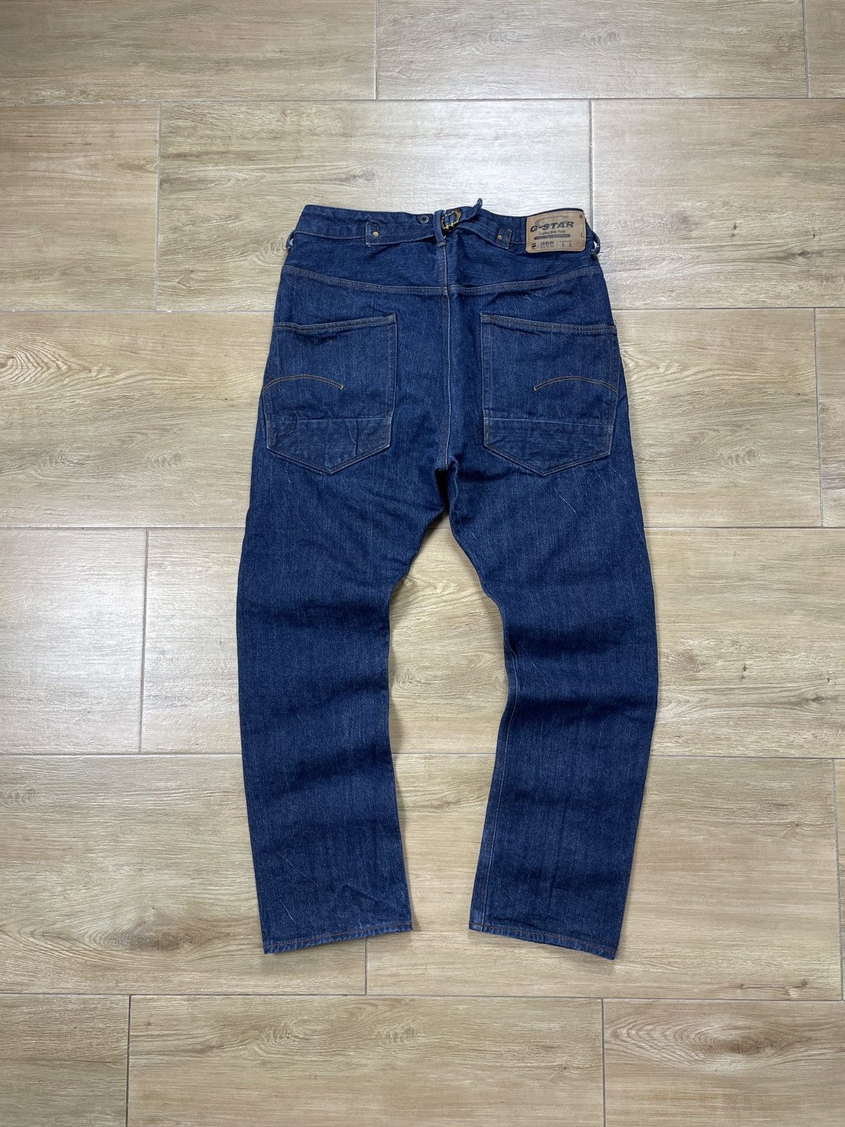 G-Star × Vintage Vintage G-Star Raw Us Lumber 25 Straight Denim Jeans Pants Size US 33 - 1 Thumbnail