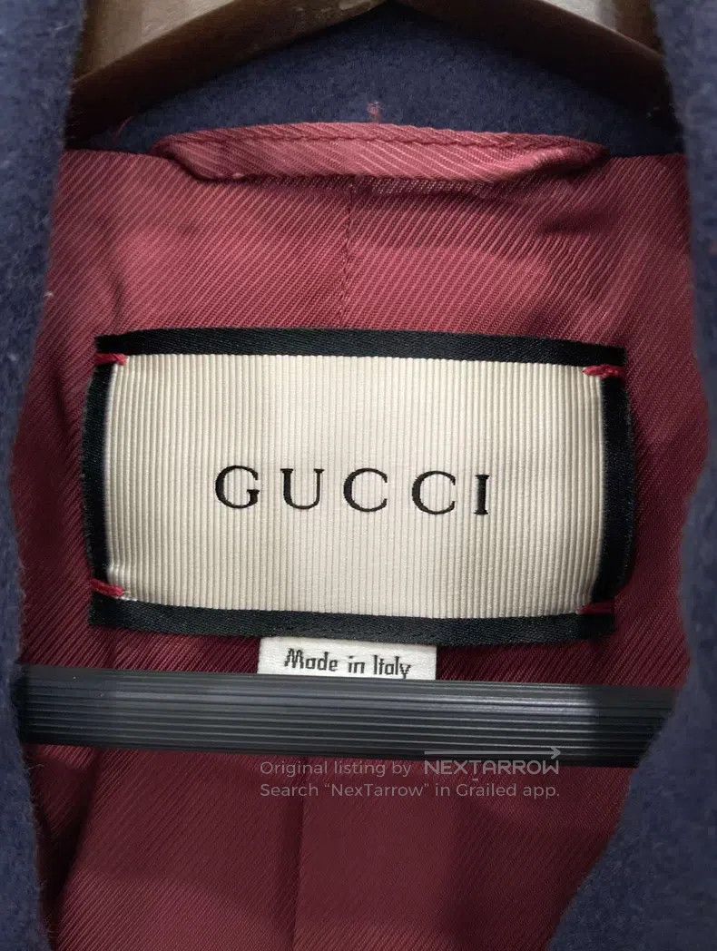Gucci Gucci Blue coat Size M / US 6-8 / IT 42-44 - 3 Thumbnail