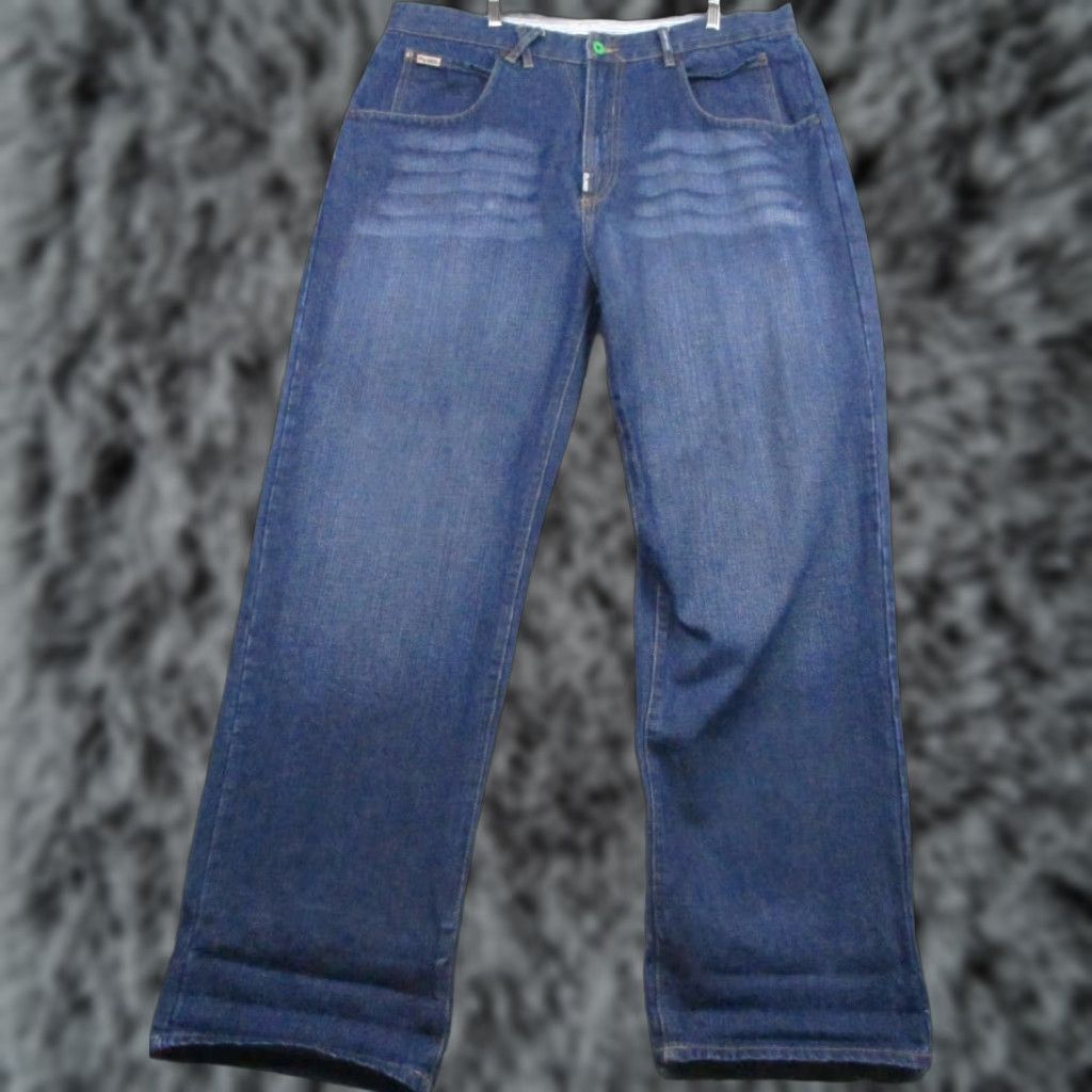 Southpole VINTAGE LRG LR Geans Jeans Mens 40x 34 Denim Baggy Y2k Southpole Style Skater Jeans Mens 40x34 Blue Denim 5-Pocket Western Classic Brand: LRG Size US 40 / EU 56 - 1 Thumbnail