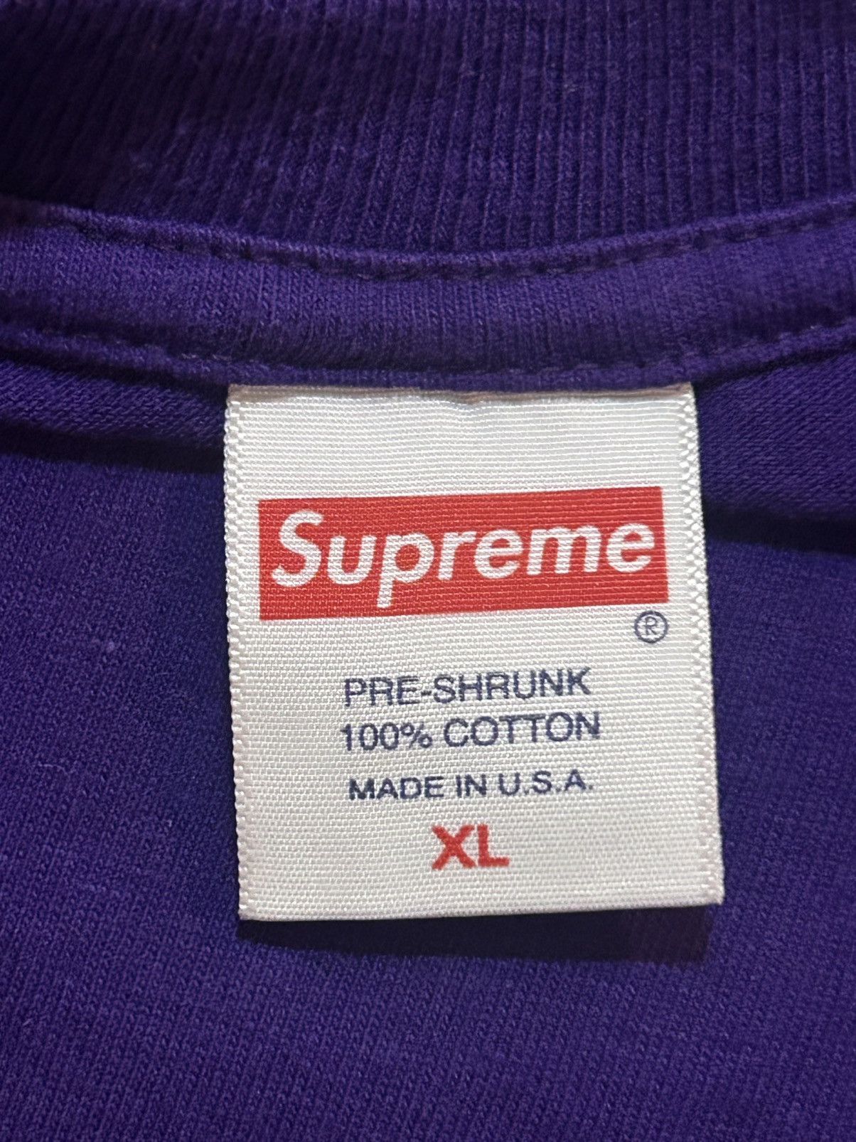 Supreme Supreme tee “No More Shit” 2020 fall/winter XL Size US XL / EU 56 / 4 - 5 Thumbnail