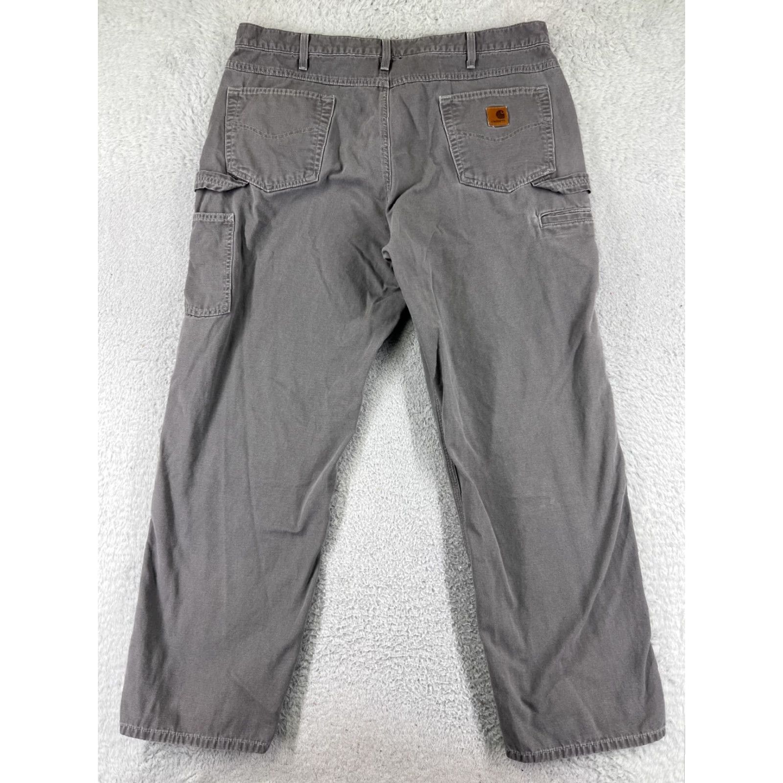 Carhartt Carhartt Pants Men 40 Gray Carpenter Hammer Loop Cotton Duck Fabric Durable Size US 40 / EU 56 - 2 Thumbnail