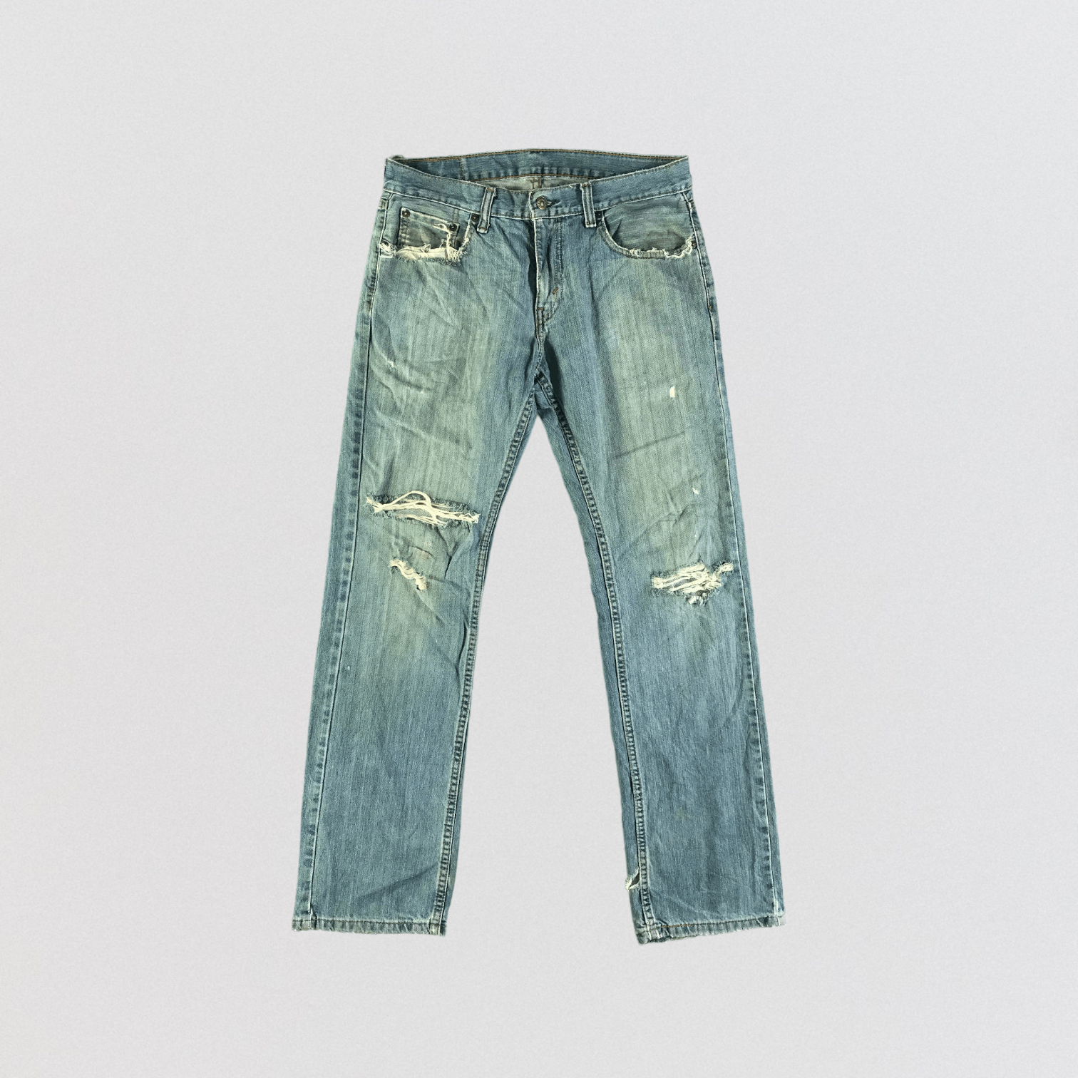 Levi's × Vintage Vintage Distress Levis 559 Jeans-JM3369 Size US 32 / EU 48 - 1 Thumbnail