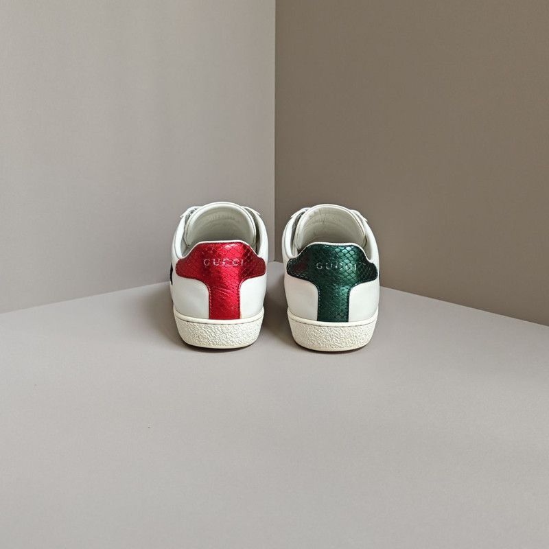 Gucci Gucci Leather Low-Top Fashion Sneakers -2508 Size US 5.5 / EU 38 - 3 Thumbnail