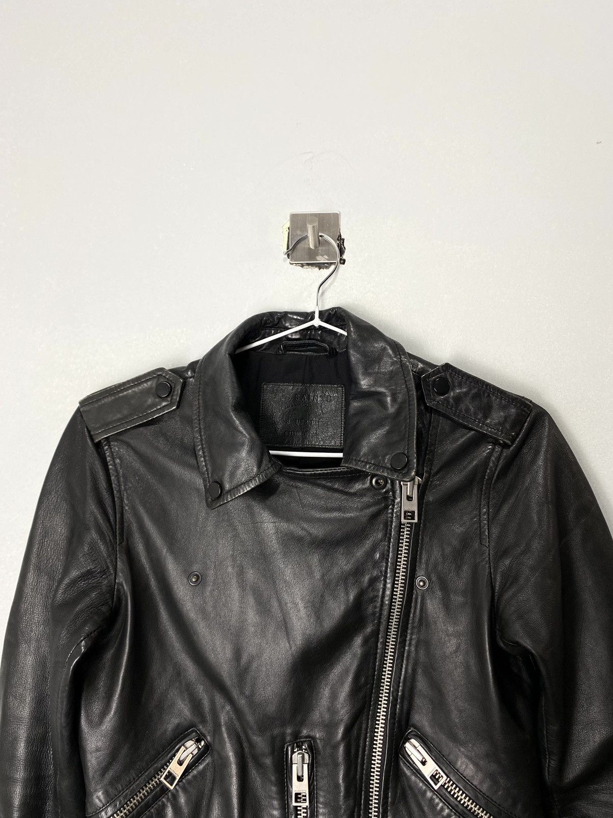 Allsaints AllSaints Luna Biker Leather Jacket Size S Size S / US 4 / IT 40 - 11 Thumbnail