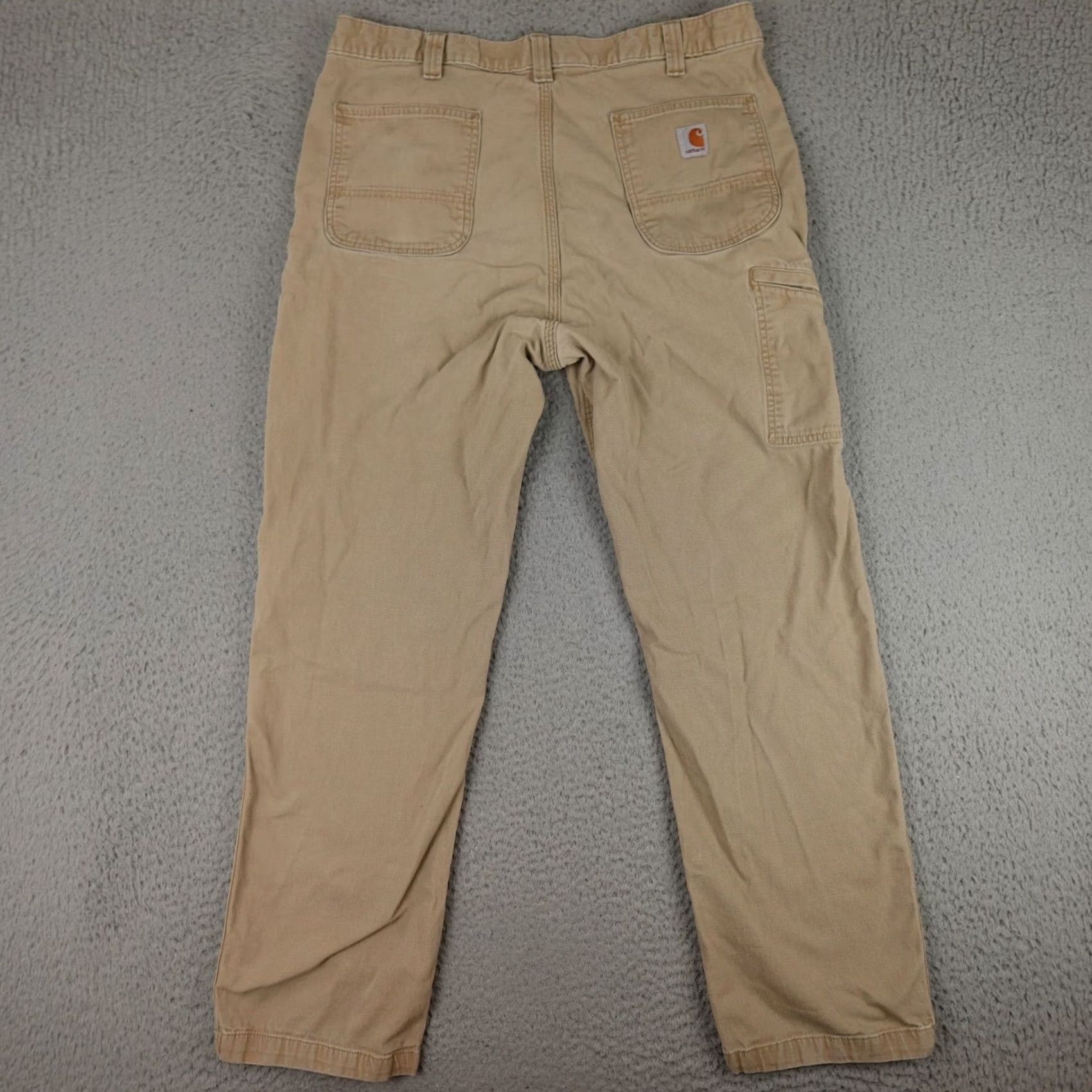 Carhartt Carhartt Pants Mens 38x32 Brown Carpenter Relaxed Fit Workwear Canvas Straight 30 Inseam Wrapback Logo Men Size US 38 / EU 54 - 2 Thumbnail