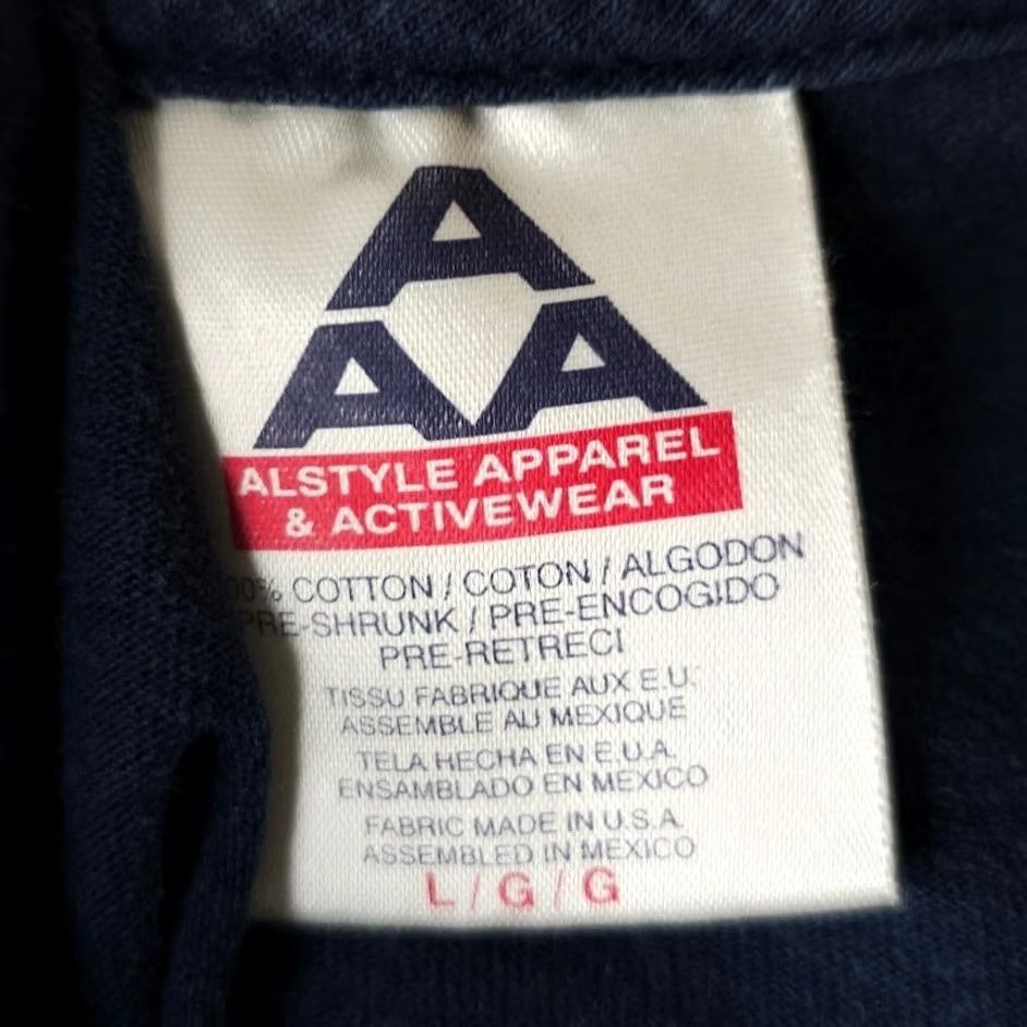 Vintage VINTAGE What Are You Doing T Shirt Mens Size Large Blue 90s Y2K Funny Humor Joke Alstyle Apparel & Activewear Shirt Mens Blue 90s Joke Size US L / EU 52-54 / 3 - 6 Thumbnail