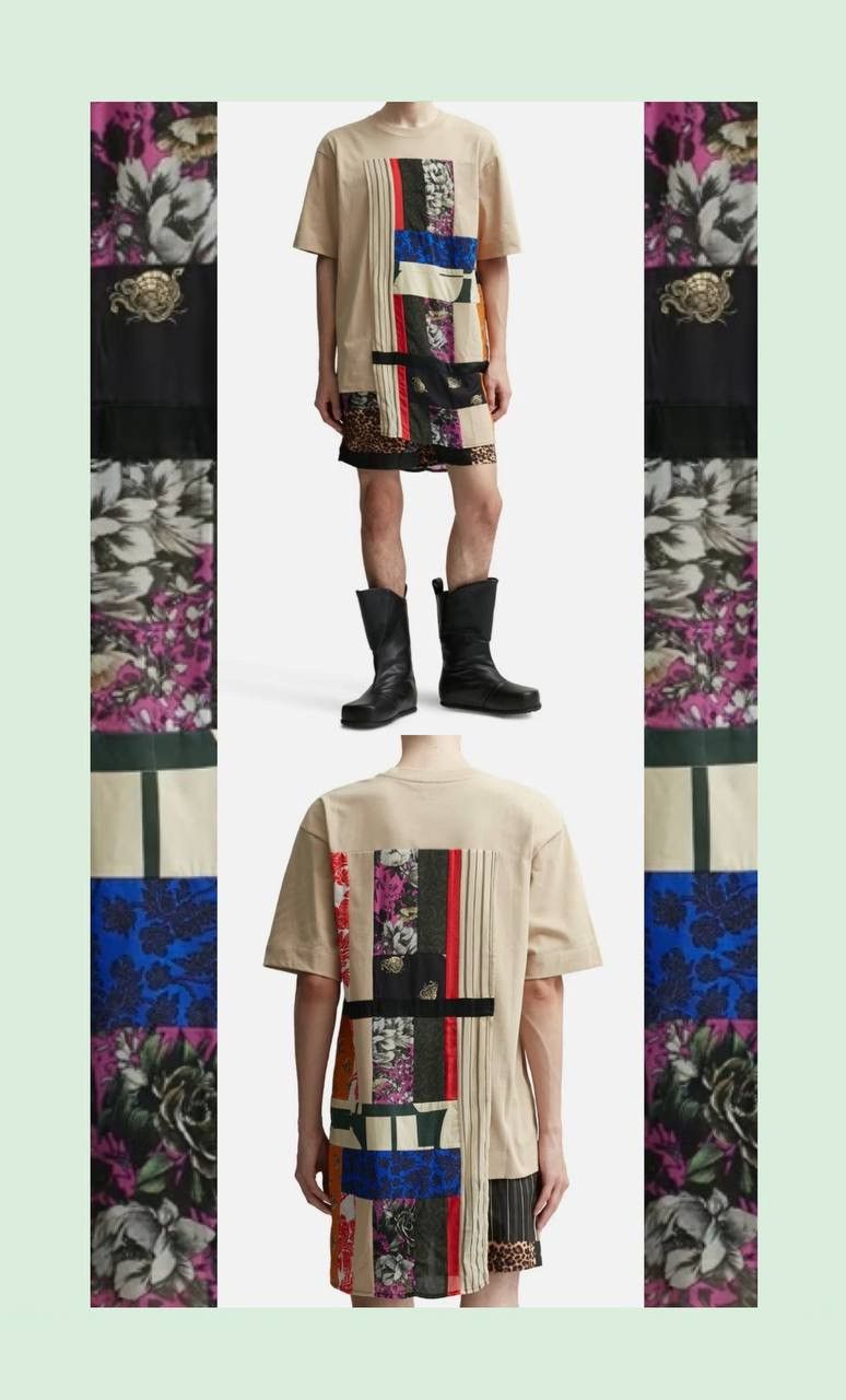 Dries Van Noten Dries Van Noten Patchwork Oversized Top Size US L / EU 52-54 / 3 - 1 Thumbnail