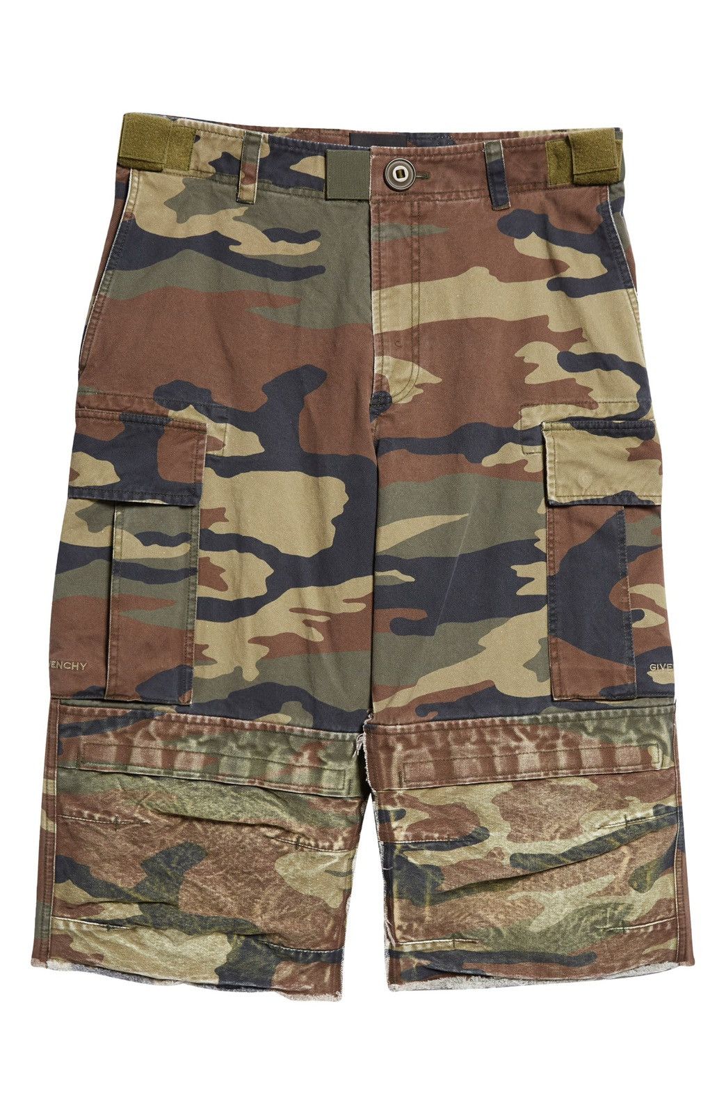 Givenchy Givenchy Camo Oversized Cargo Shorts Size US 32 / EU 48 - 6 Thumbnail