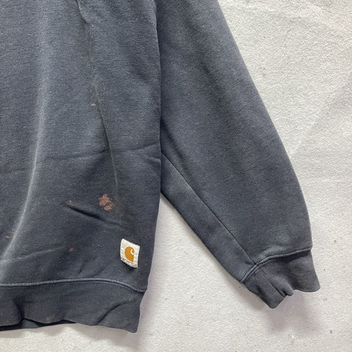Carhartt Vintage Carhartt Faded Black Workwear Crewneck Sweatshir Size US XL / EU 56 / 4 - 3 Thumbnail