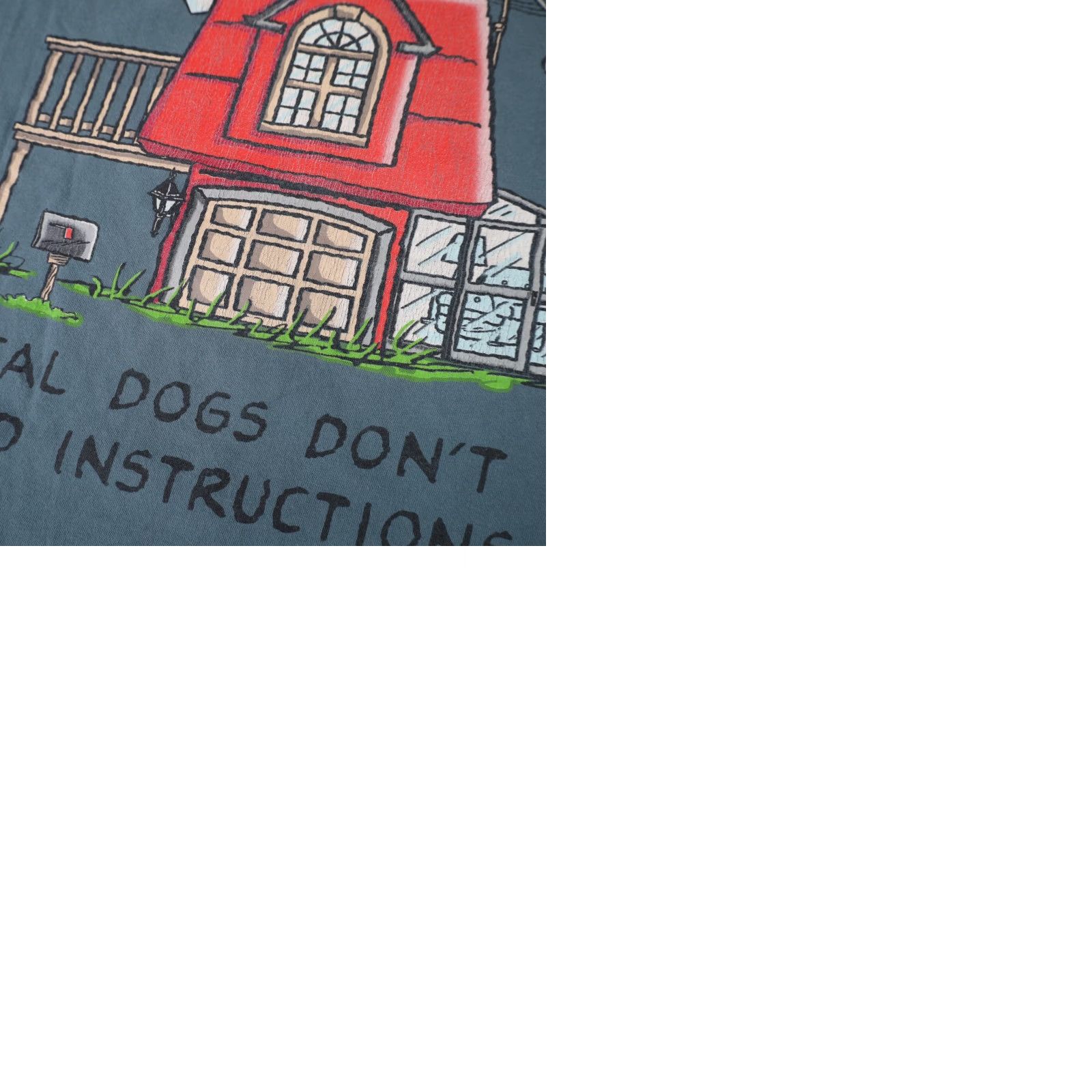 Peanuts VINTAGE Peanuts Snoopy "Real Dogs Don't Need Instructions" Graphic T Shirt Men's XL Blue Shirt Size US XL / EU 56 / 4 - 10 Thumbnail