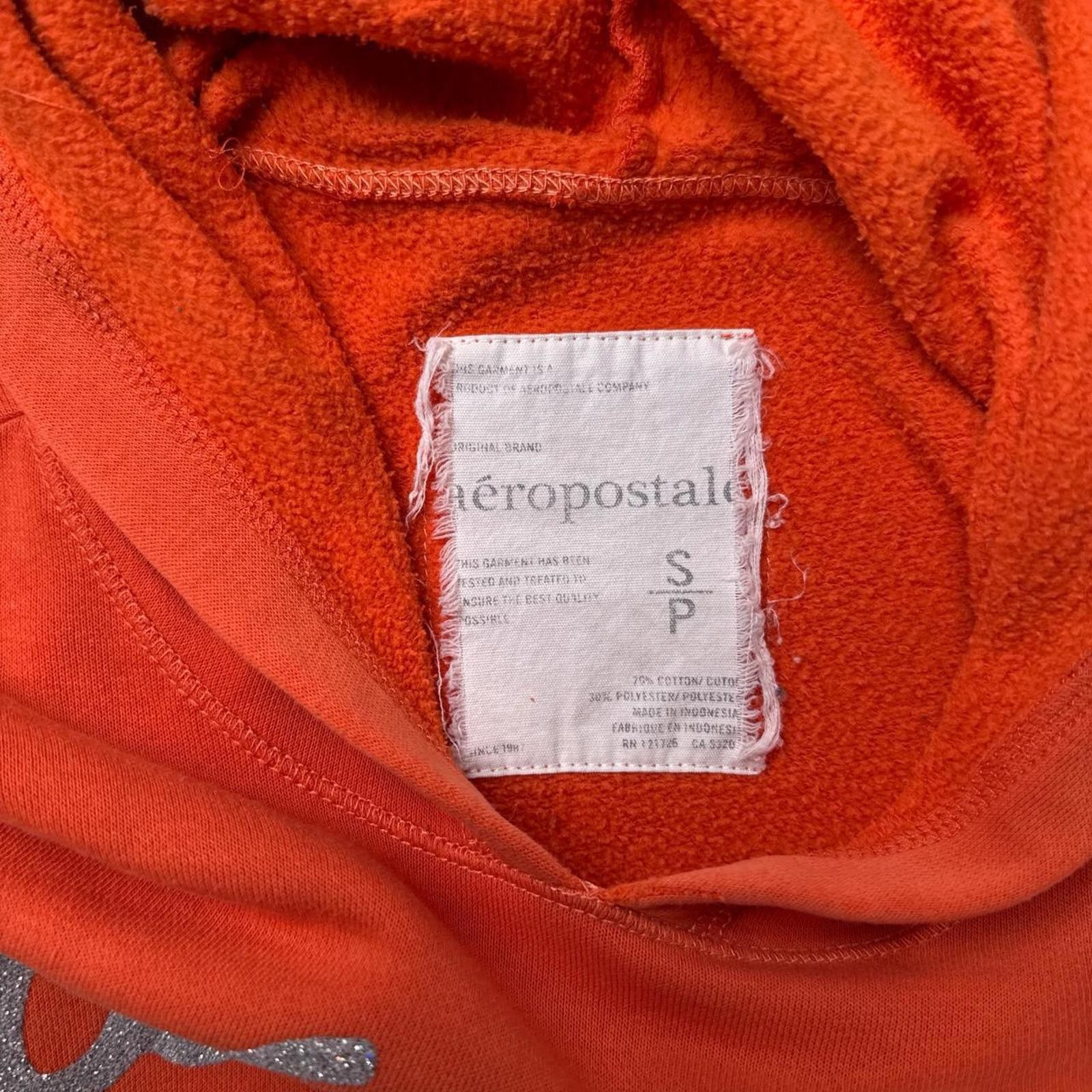 Aeropostale Y2K Aeropostale Orange 00s Hoodie Jacket Size S / US 4 / IT 40 - 6 Thumbnail