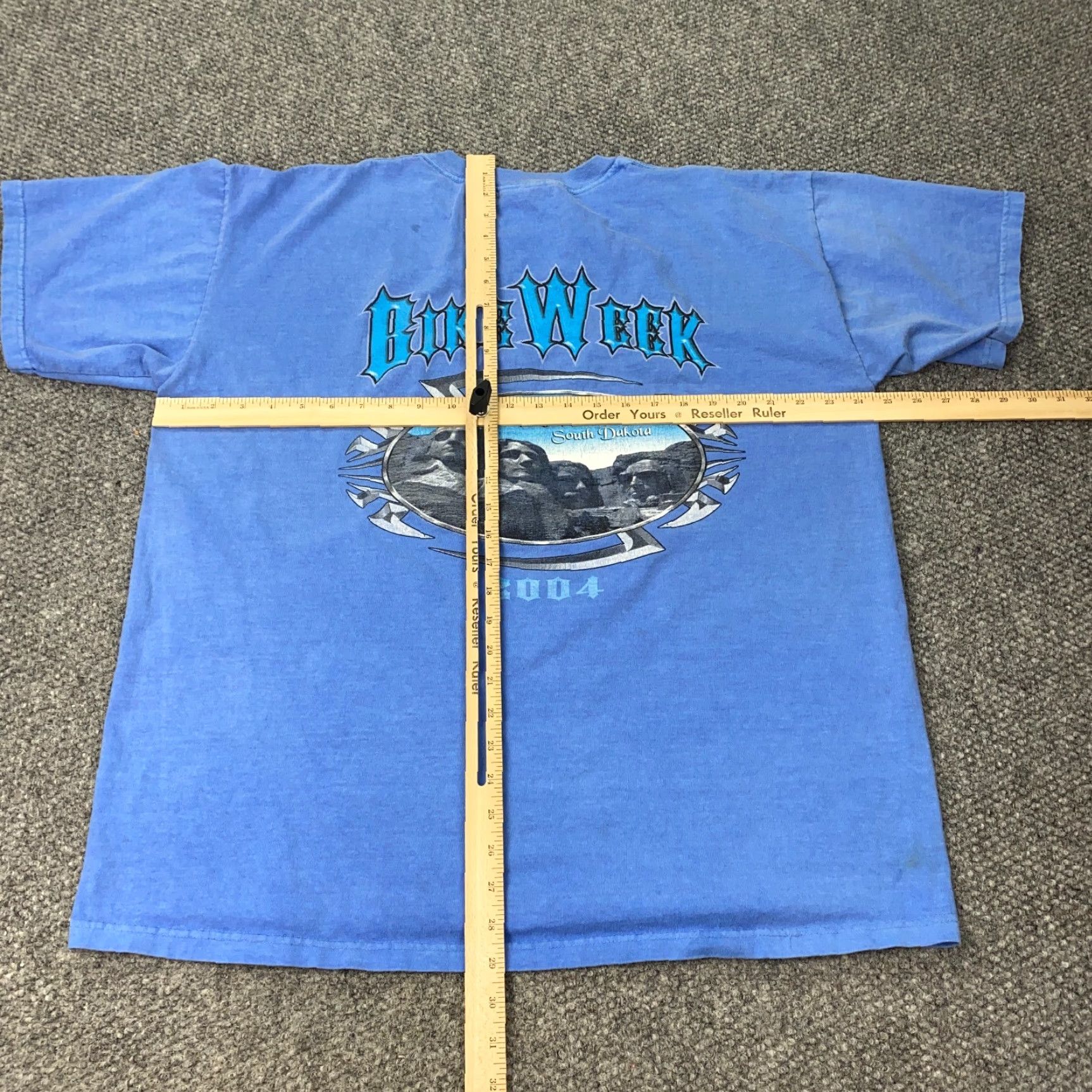 Vintage VTG Sturgis Bike Week 2004 Shirt Mens XL Blue Biker Motorcycle Made In USA Size US XL / EU 56 / 4 - 7 Thumbnail