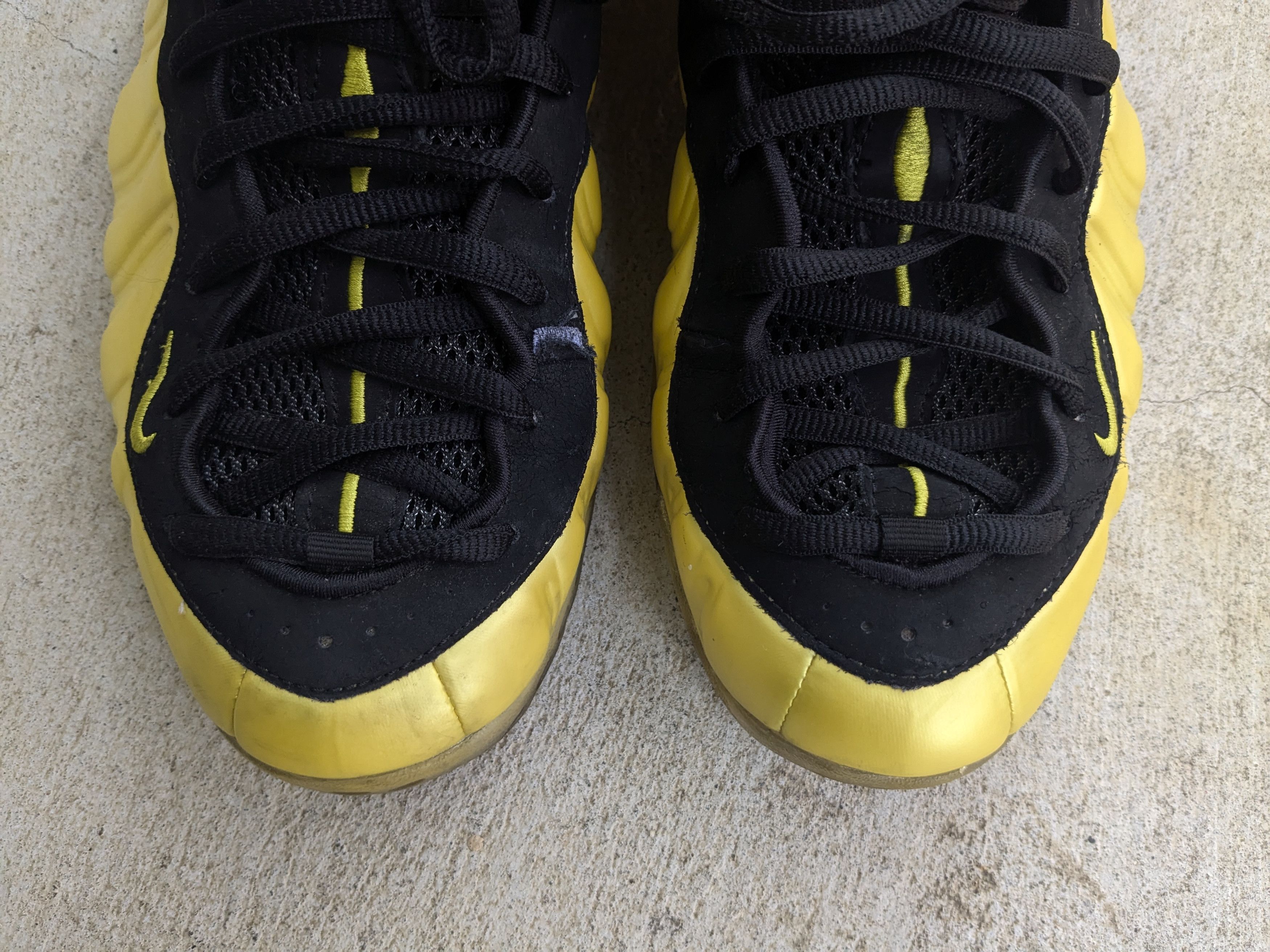 Nike Nike Air Foamposite One Electrolime Yellow 314996-330 Black Size US 11.5 / EU 44-45 - 3 Thumbnail