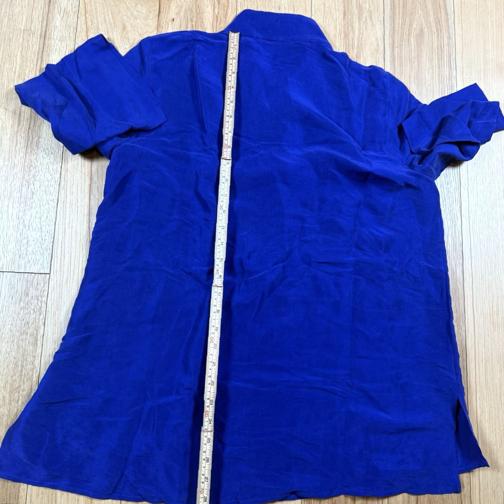 Eileen Fisher Eileen Fisher Blouse Women’s Medium Button 3/4 Sleeve Blue Top M Women Size M / US 6-8 / IT 42-44 - 6 Thumbnail