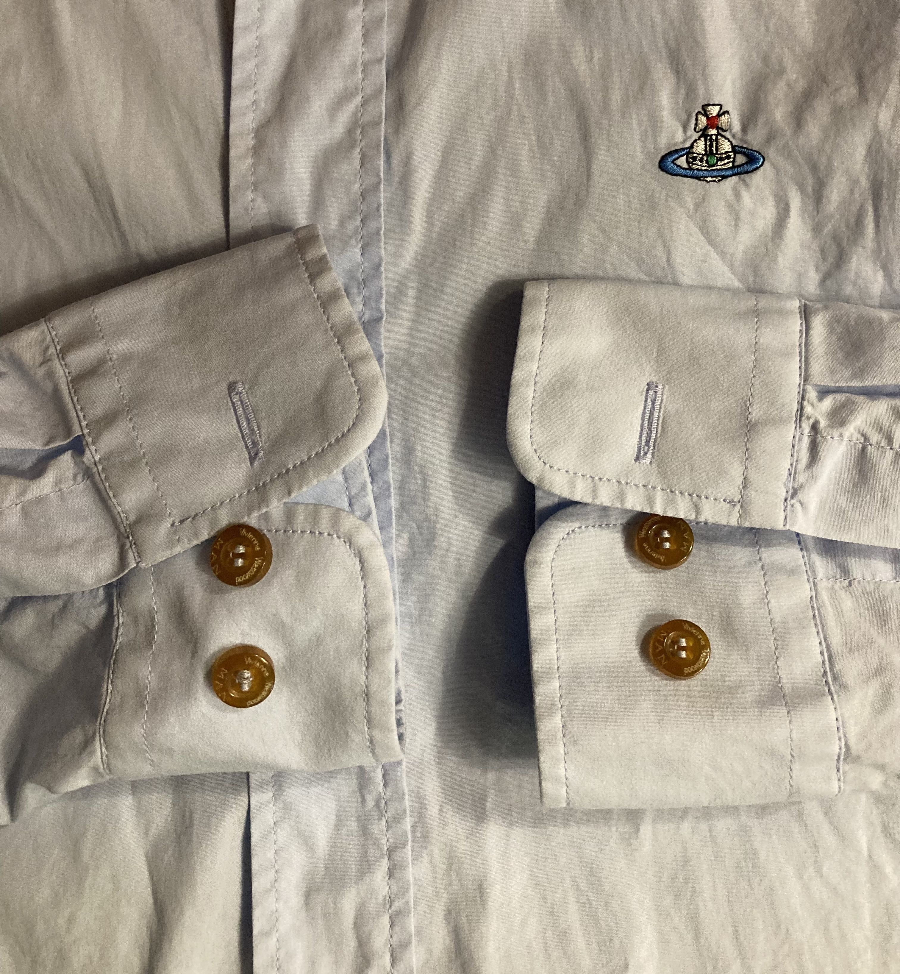Vivienne Westwood Vivienne Westwood Man London Slim Fit Shirt Long Sleeve Size US M / EU 48-50 / 2 - 6 Thumbnail