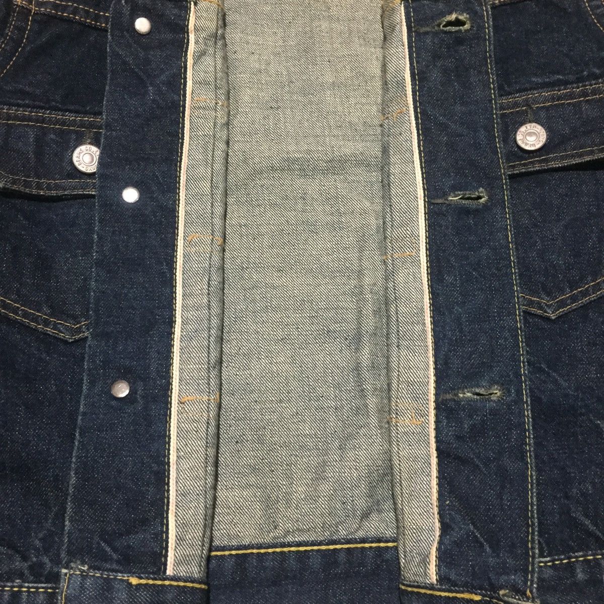 Beams Plus Vintage Beams Boy Selvedge Honeycomb Tyep 2 Denim Jacket Size US S / EU 44-46 / 1 - 5 Thumbnail