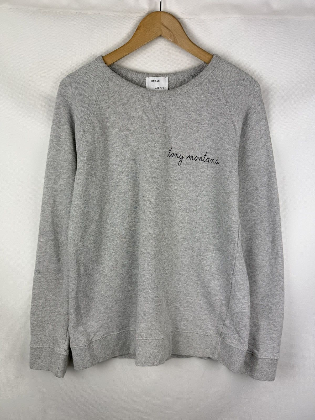 Maison Labiche Maison Labiche Tony Montana Ladies Sweatshirt Pullover Size L / US 10 / IT 46 - 1 Thumbnail