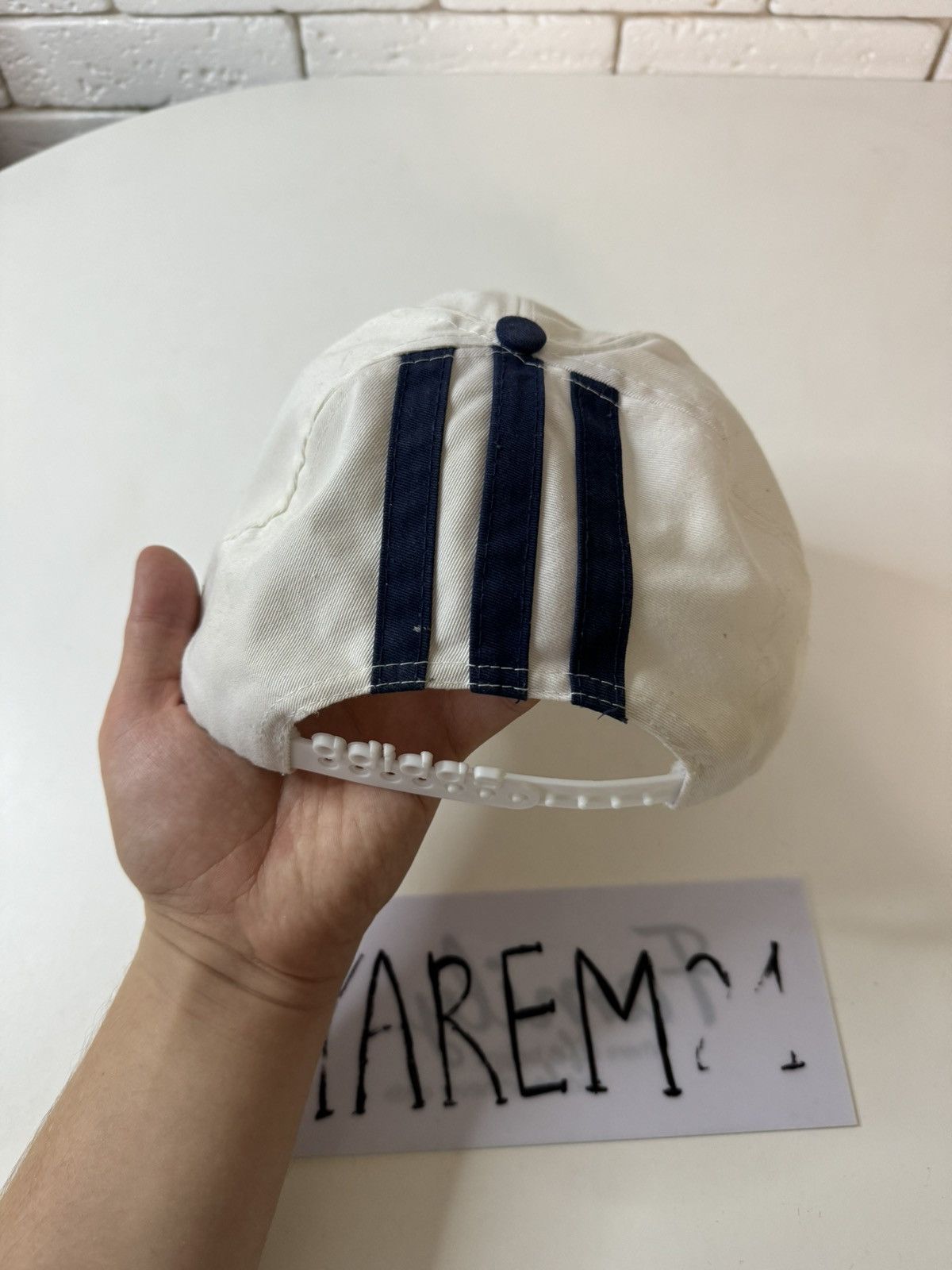 Vintage Adidas vintage cap hat Size ONE SIZE - 4 Thumbnail
