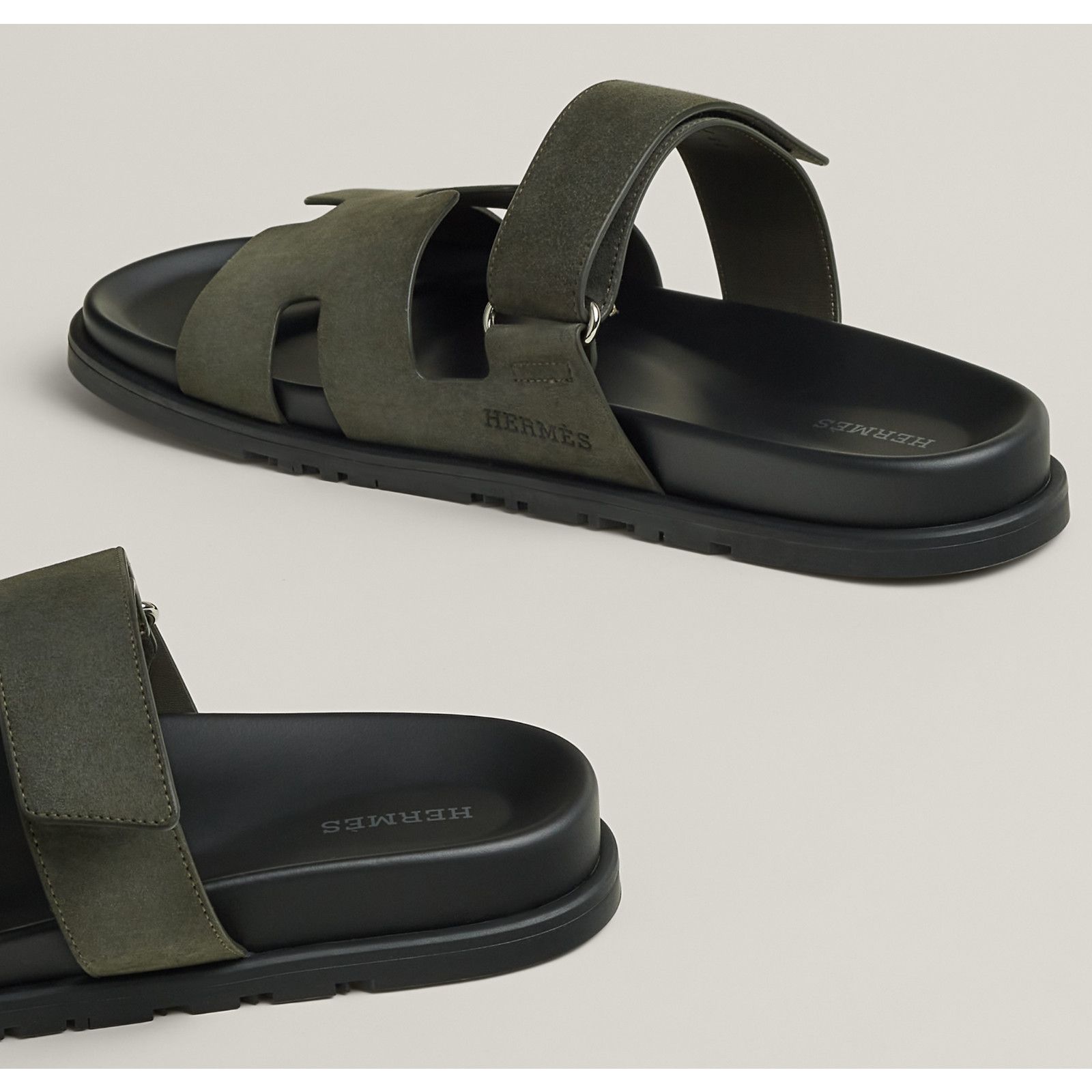 Hermes Hermes Chypre Sandal Slide Slip On Flop Flat 44 11 Size US 11 / EU 44 - 7 Thumbnail