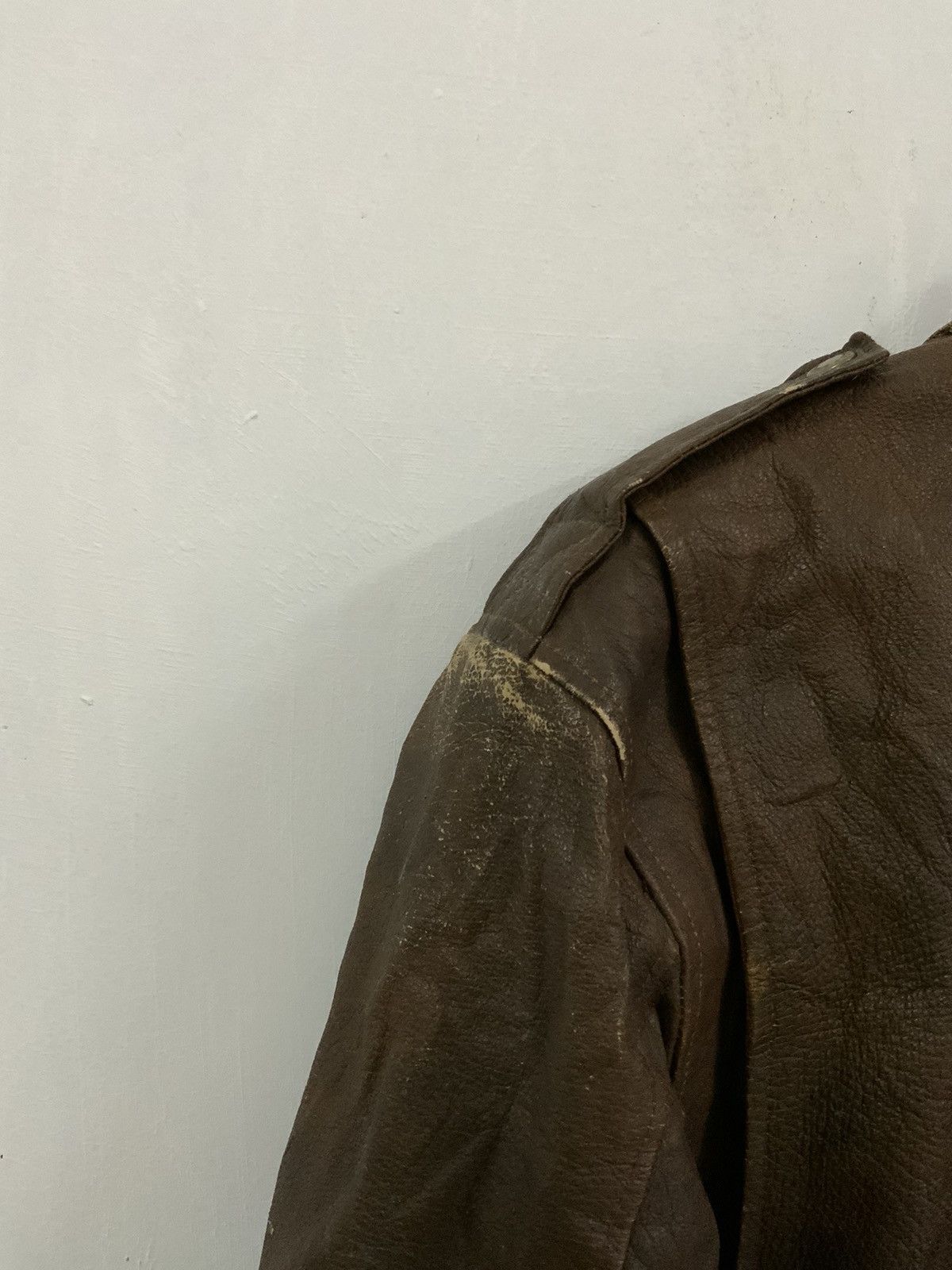 Genuine Leather Vintage Brunati Genuine Leather Fade Jacket Size US L / EU 52-54 / 3 - 16 Thumbnail