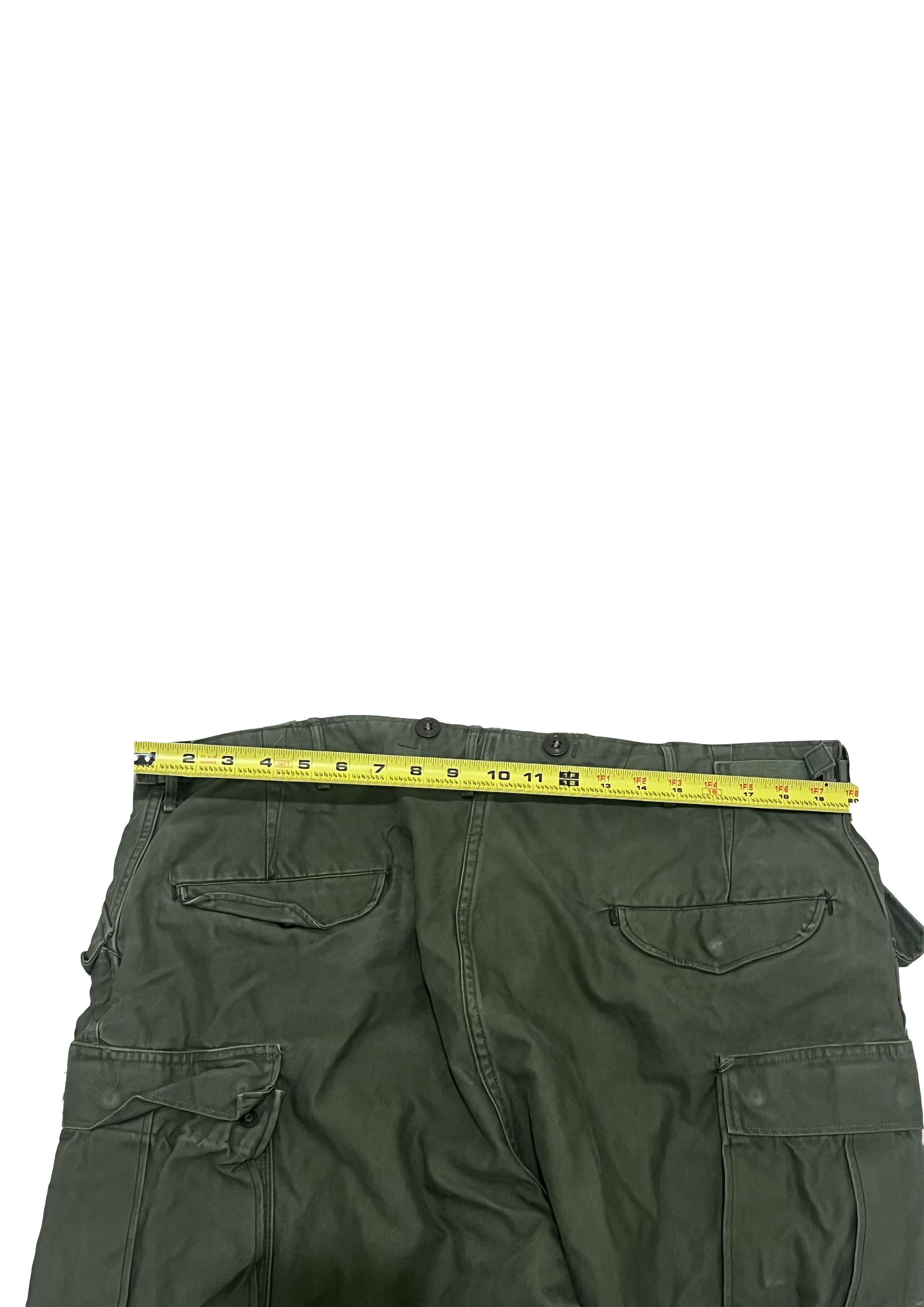 Vintage Vintage Adjustable Waist Green Military Cargo Pants 40 x 30 Size US 40 / EU 56 - 3 Thumbnail