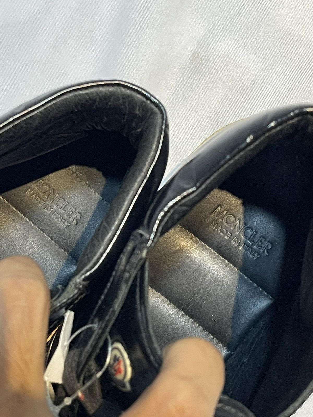 Moncler Moncler Monaco Vintage Black Leather Sneakers “Size 43” Size US 9 / EU 42 - 18 Thumbnail