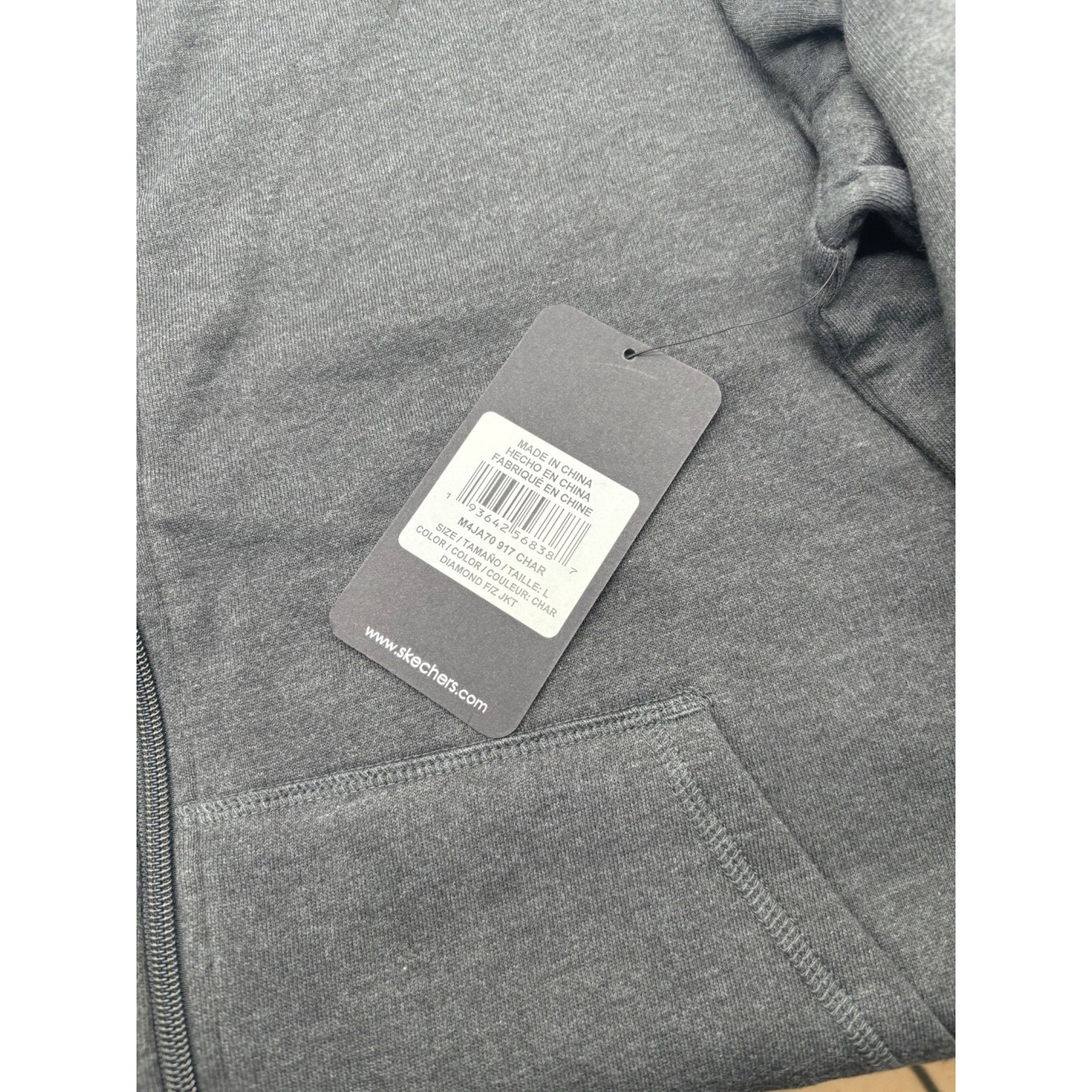 SKECHERS Skechers Apparel Diamond Logo Mock Neck Full Zip Fleece Jac Size US L / EU 52-54 / 3 - 7 Thumbnail