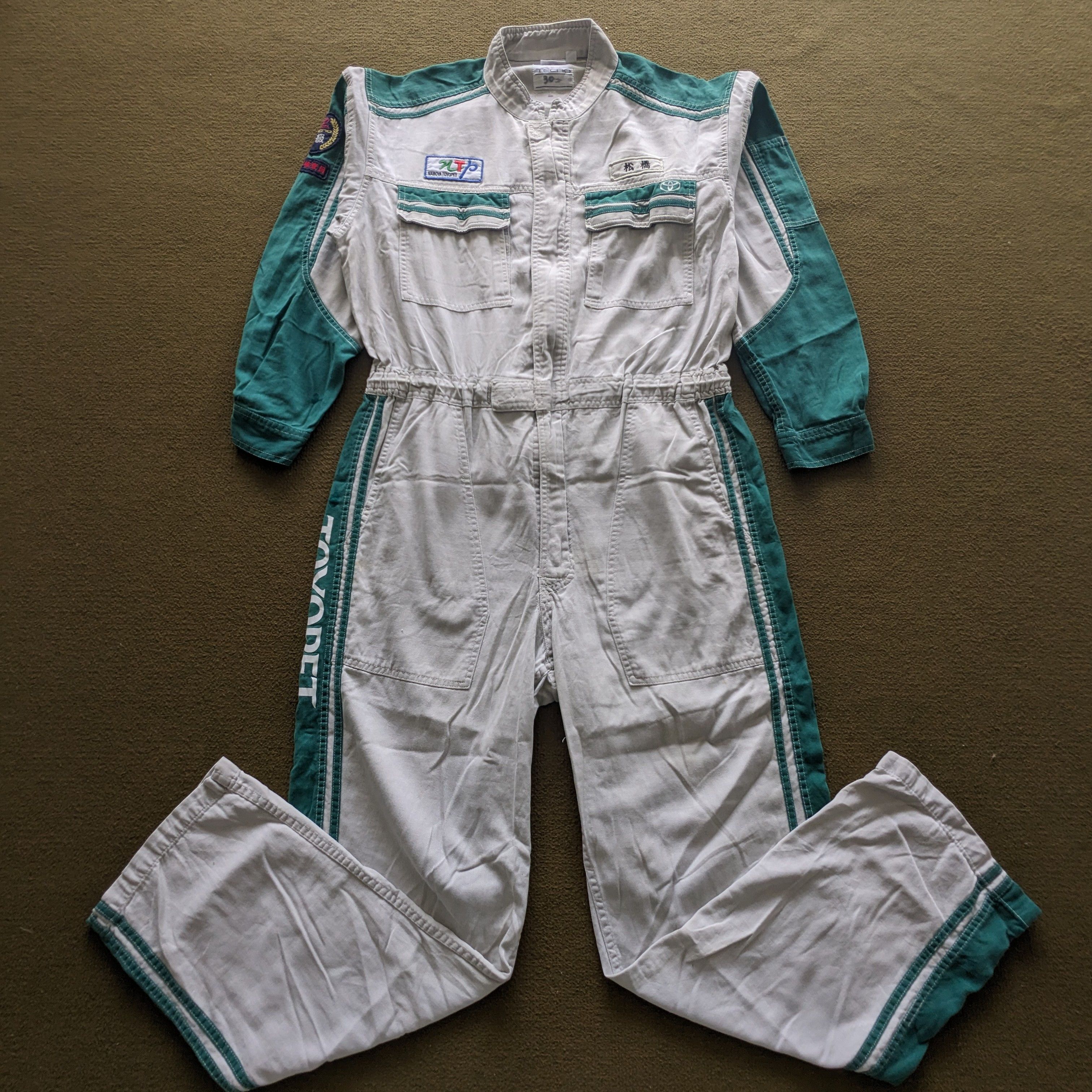Vintage Vintage TOYOTA TOYOPET Tecno Racing Coverall Workwear Jacket Size US L / EU 52-54 / 3 - 3 Thumbnail
